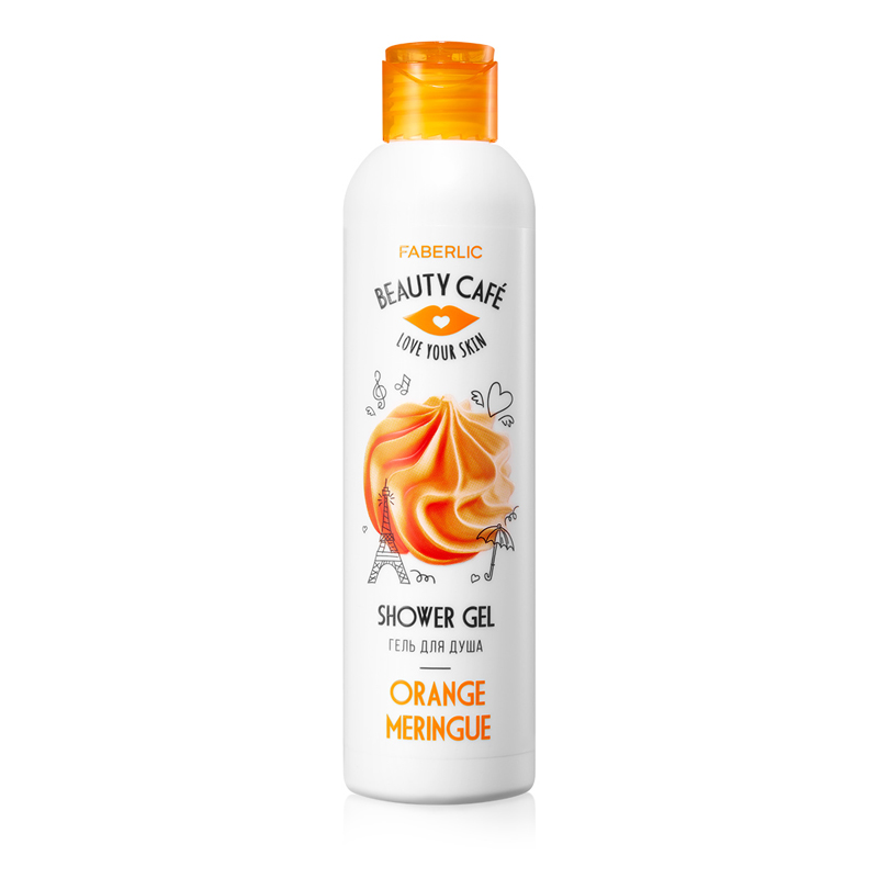 شامپو بدن نارنجی مرنگ فابرلیکfaberlic Orange Meringue Shower Gel
