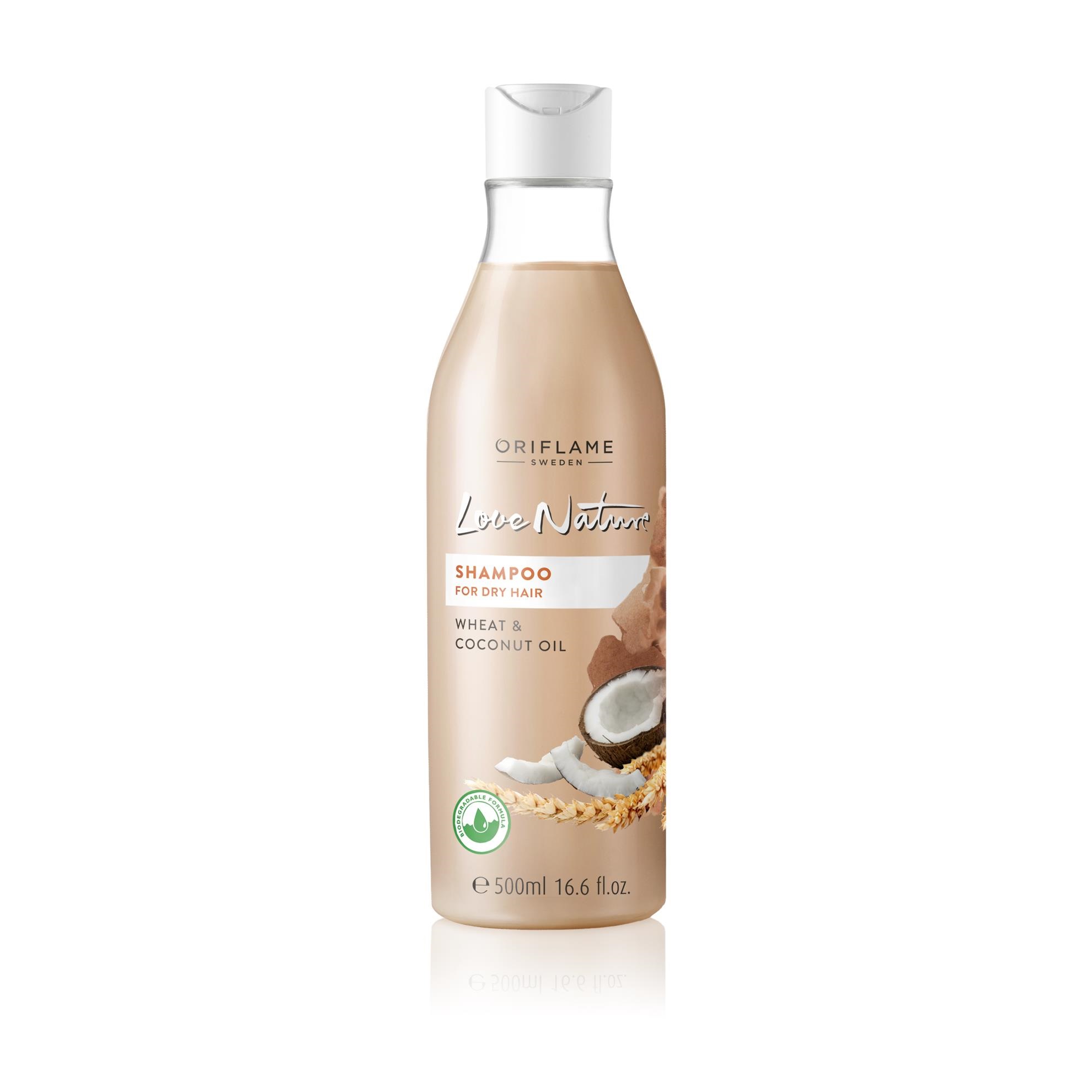 شامپو گندم و نارگیل لاونیچر اوریفلیم مناسب موهای خشک و آسیب دیده  Oriflame