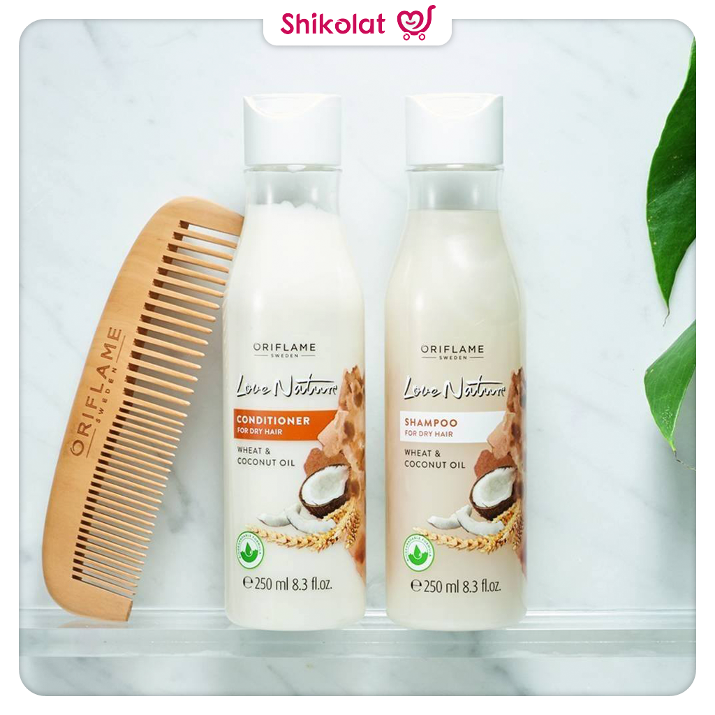 شامپو گندم و نارگیل لاونیچر اوریفلیم مناسب موهای خشک و آسیب دیده  Oriflame