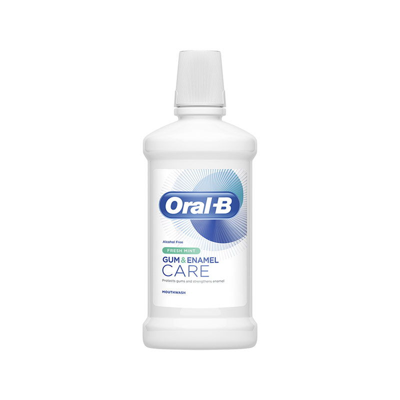 دهان شویه اورال بی مدل GUM ENAMEL حجم 500 میل Oral B