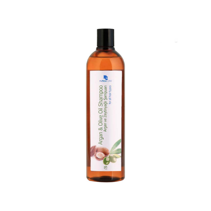 شامپو گیاهی هونجا کر حاوی روغن آرگان و زیتون Hunca Care Shampoo