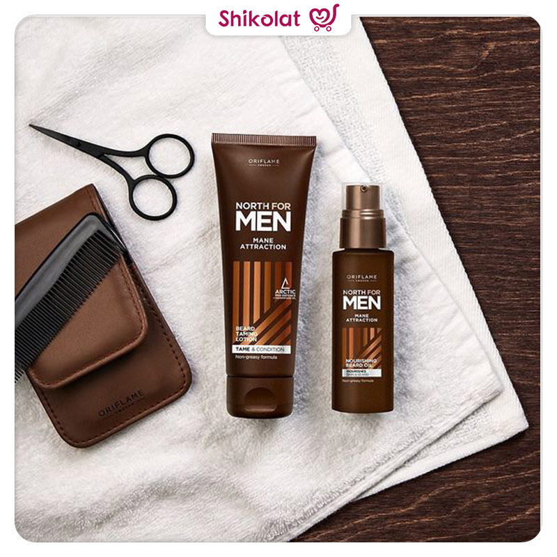 روغن مغذی موی ریش نورث فورمن اوریفلیم North For Men Oriflame