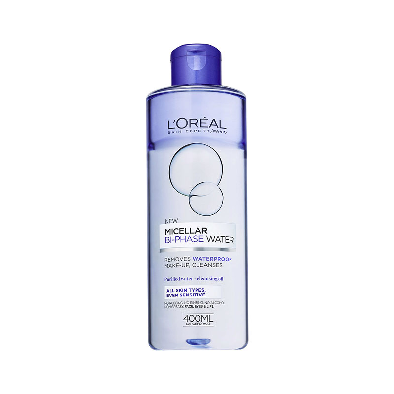 محلول دوفاز میسلار واتر لورآل MICELLAR حجم 400 میل