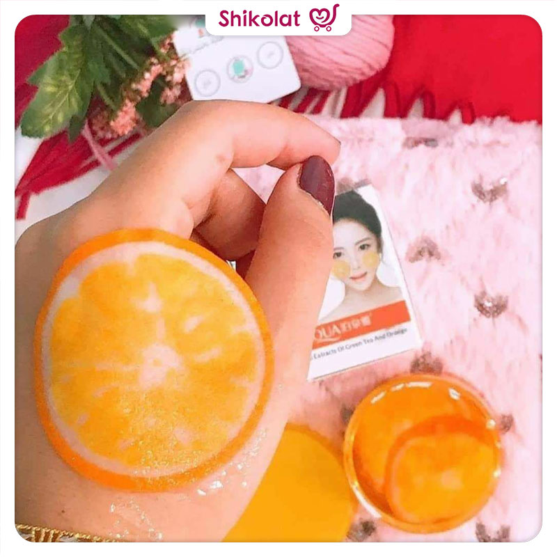 ماسک ورقه ای روشن کننده دورچشم حاوی پرتقال بیوآکوا