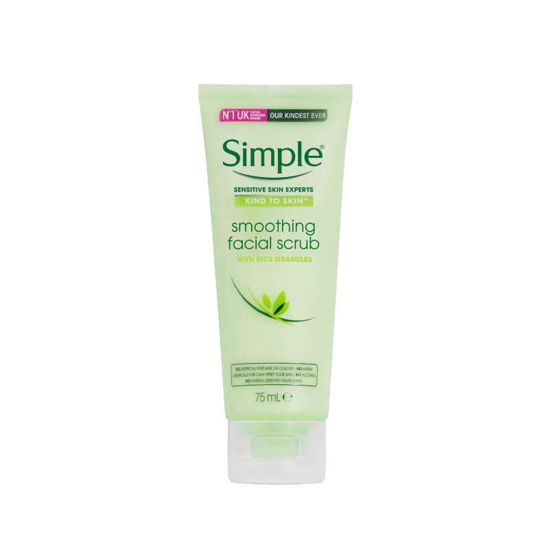 اسکراب و ژل لایه بردار صورت سیمپل مدل Kind to Skin حجم 75 میل