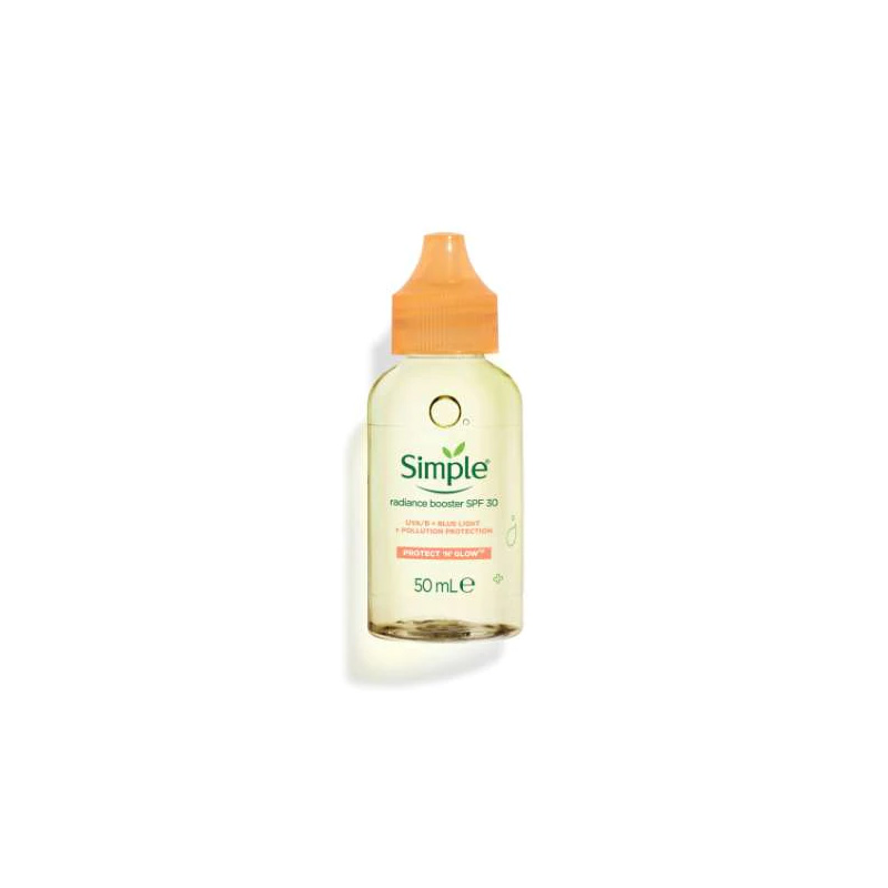 سرم روشن کننده و ضد آفتاب گلو رادیانس بوستر سیمپل حاوی SPF 30 حجم 50 میل