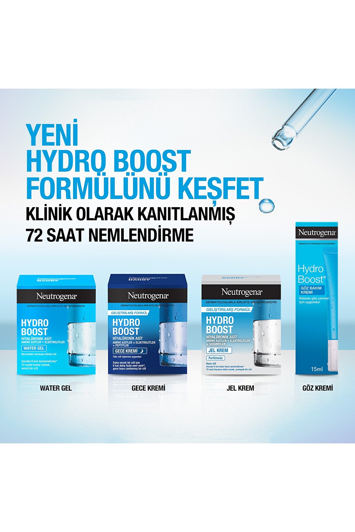واتر ژل آبرسان هیدرو بوست حجم ۵۰ میل نوتروژینا Neutrogena