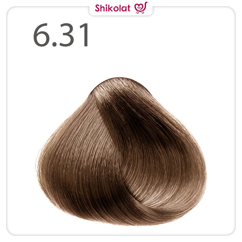 رنگ موی کرمی دائمی فابرلیک سیلک کالر رنگ قهوه ای طلایی تن 6.31 کد 8274