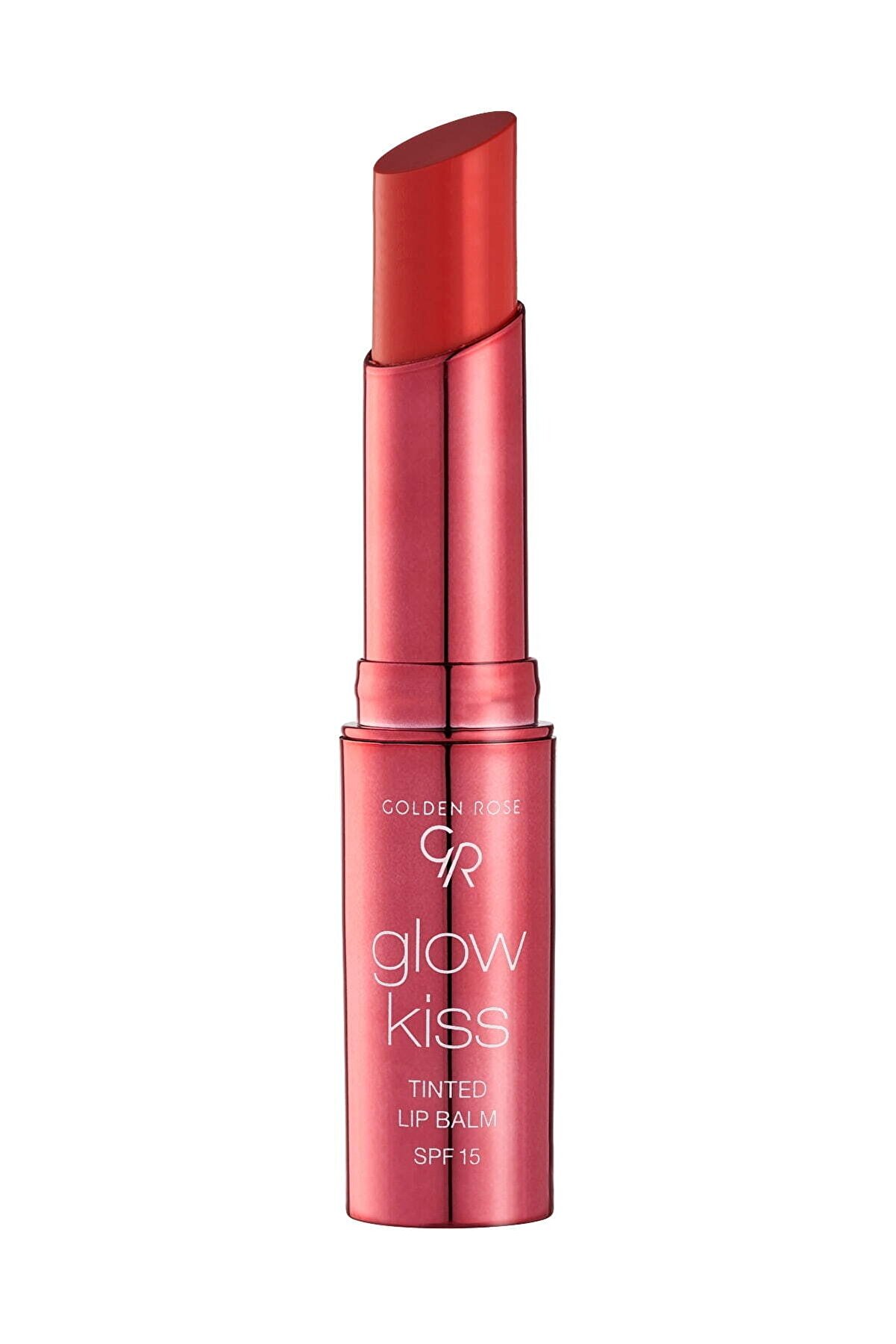 بالم لب رنگی مدل Glow Kiss رنگ صورتی شماره 04 گلدن رز Golden Rose