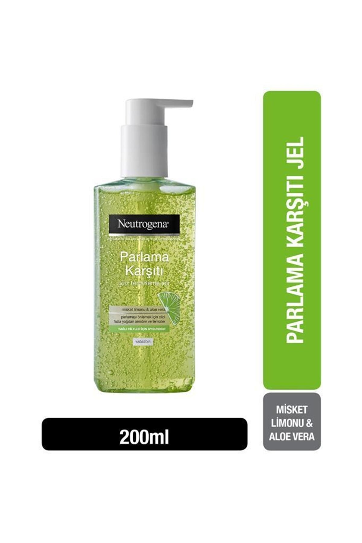 ژل شستشوی پوست چرب عصاره لیمو 200 میلی لیتر نوتروژینا Lemon &amp; Aloe Vera Cleansing نوتروژینا Neutrogena