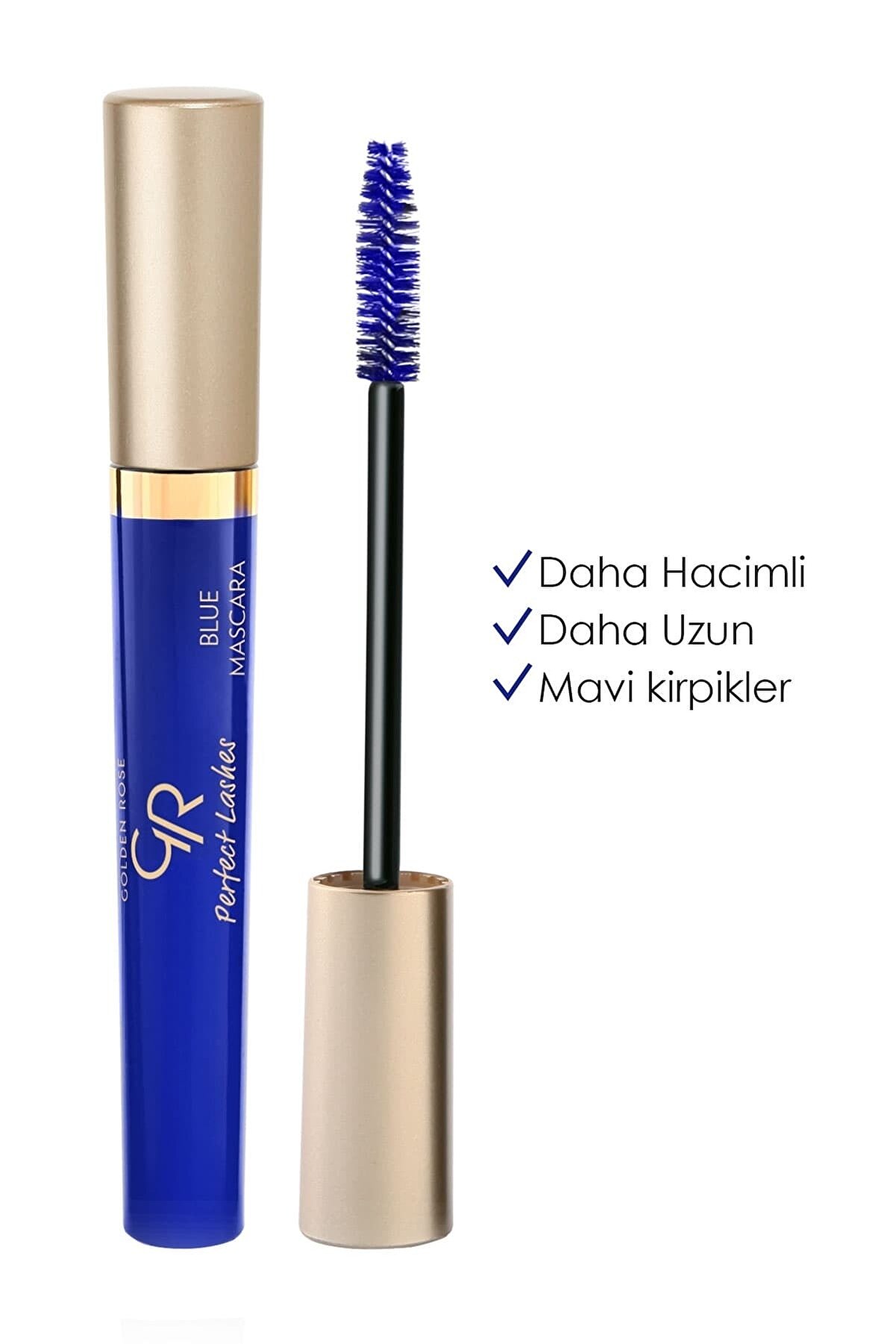 ریمل حجم دهنده مژه پرفکت آبی گلدن رز Golden Rose