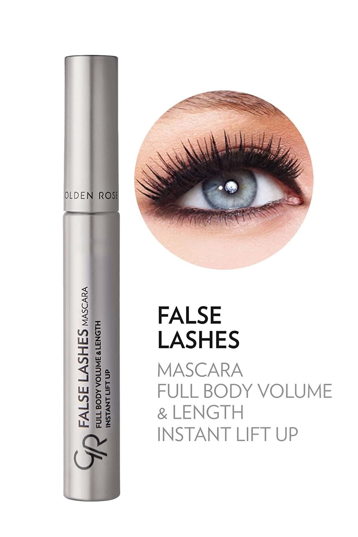 ریمل حجم دهنده False Lashes Mascara مشکی گلدن رز Golden Rose