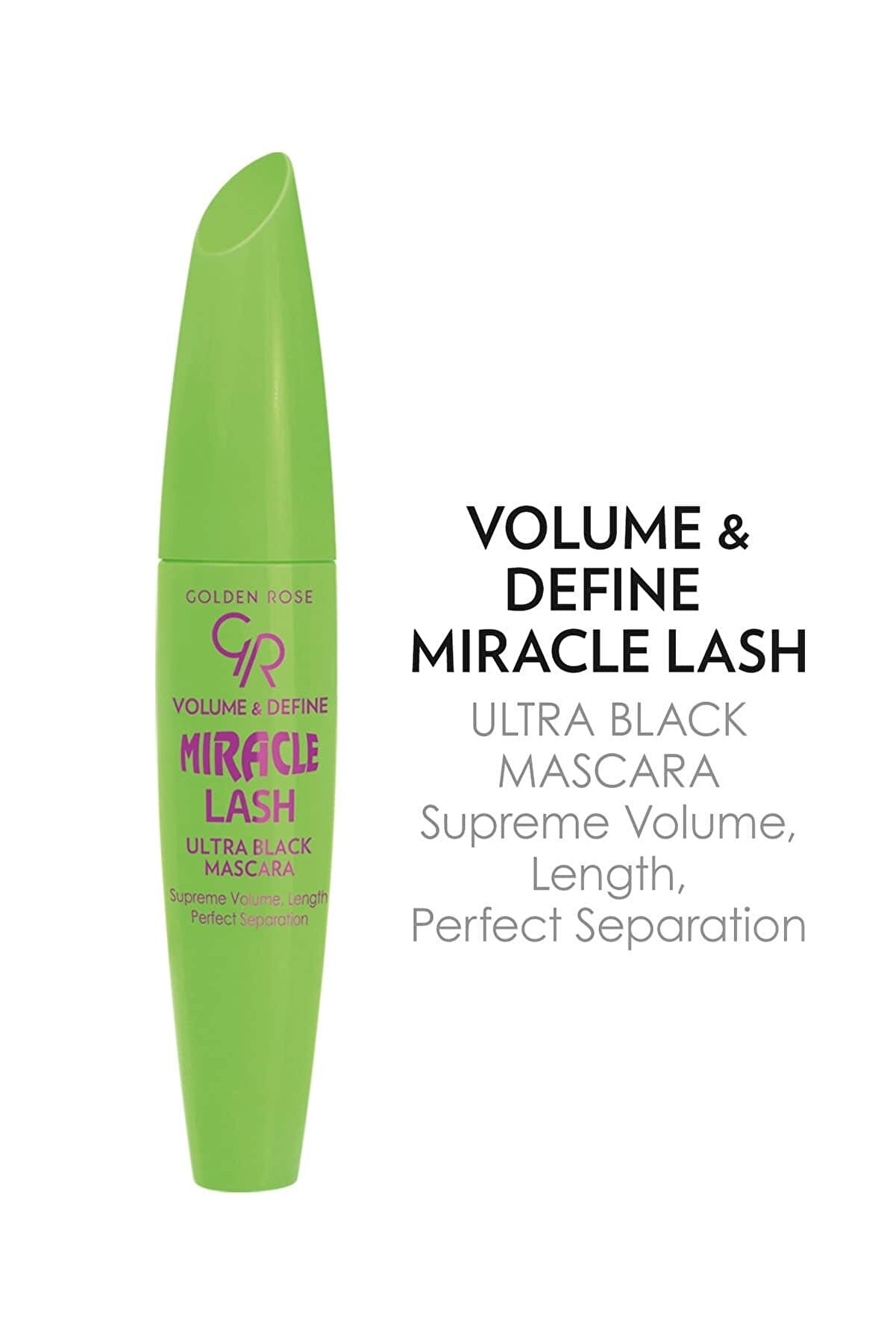 ریمل حجم دهنده و بلند کننده Miracle Lash Ultra مشکی گلدن رز Golden Rose