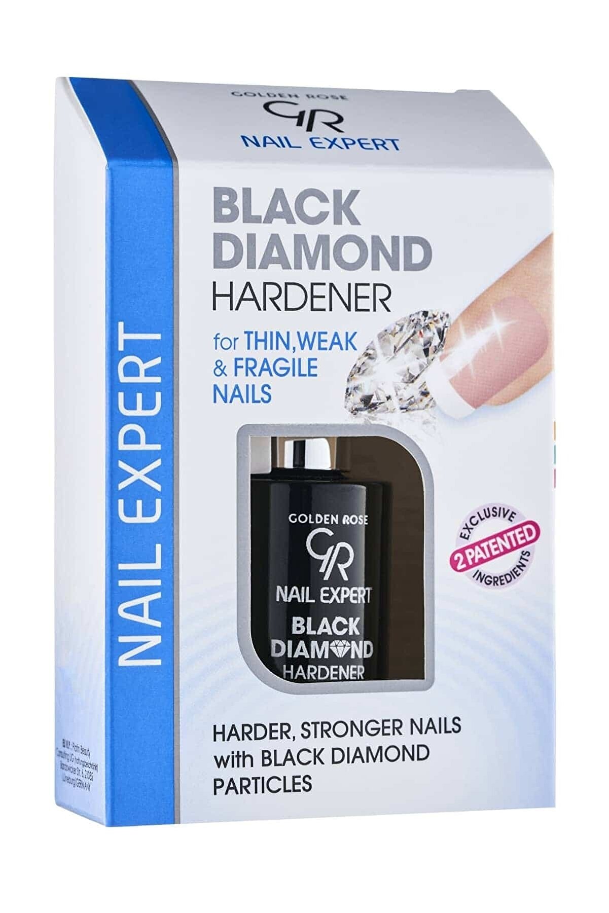تقویت کننده ناخن مدل BLACK DIAMOND گلدن رز Golden Rose