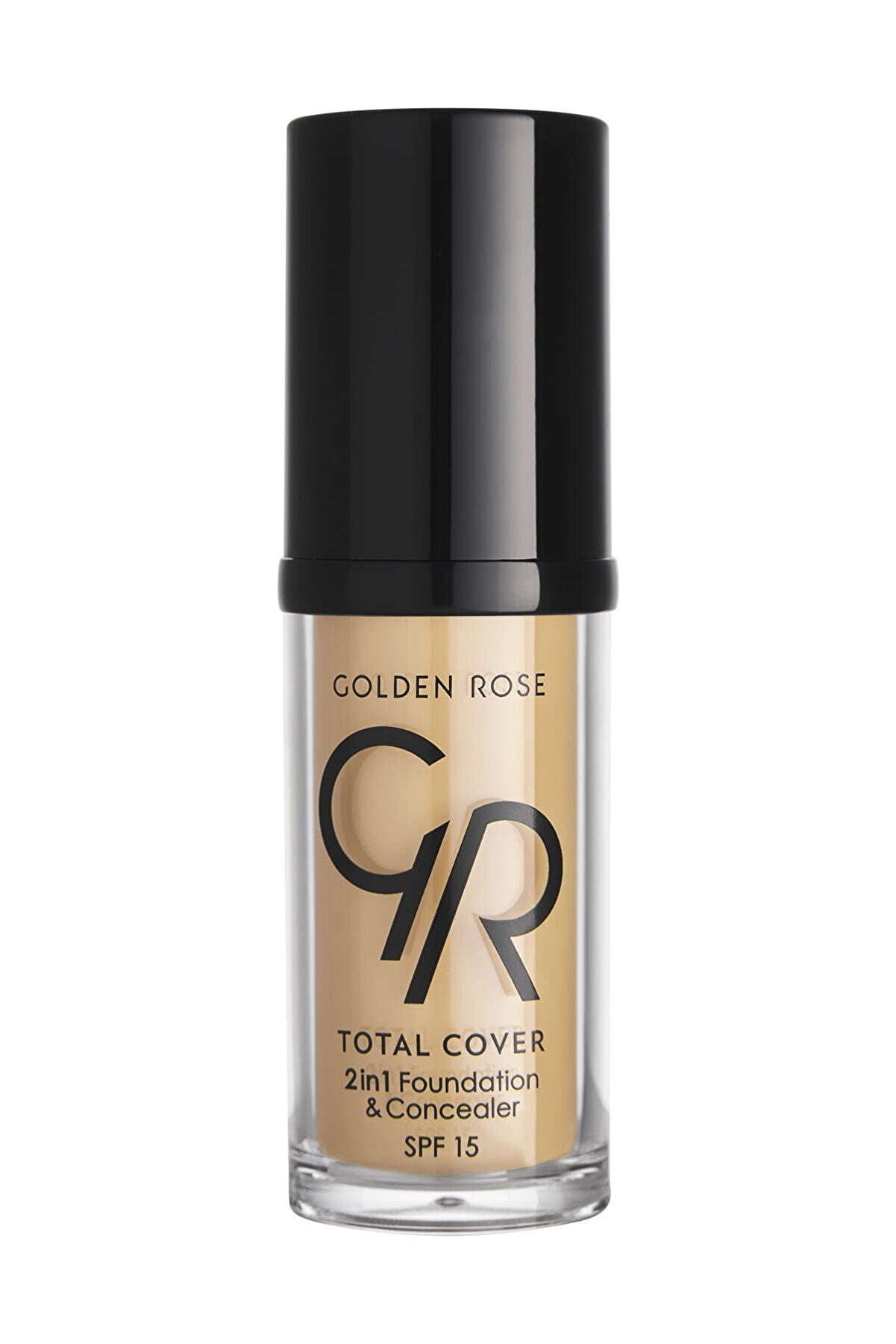 کرم پودر  مدل Total Cover  با حجم 30 میلی لیتر و SPF 15 شماره 15 گلدن رز Golden Rose