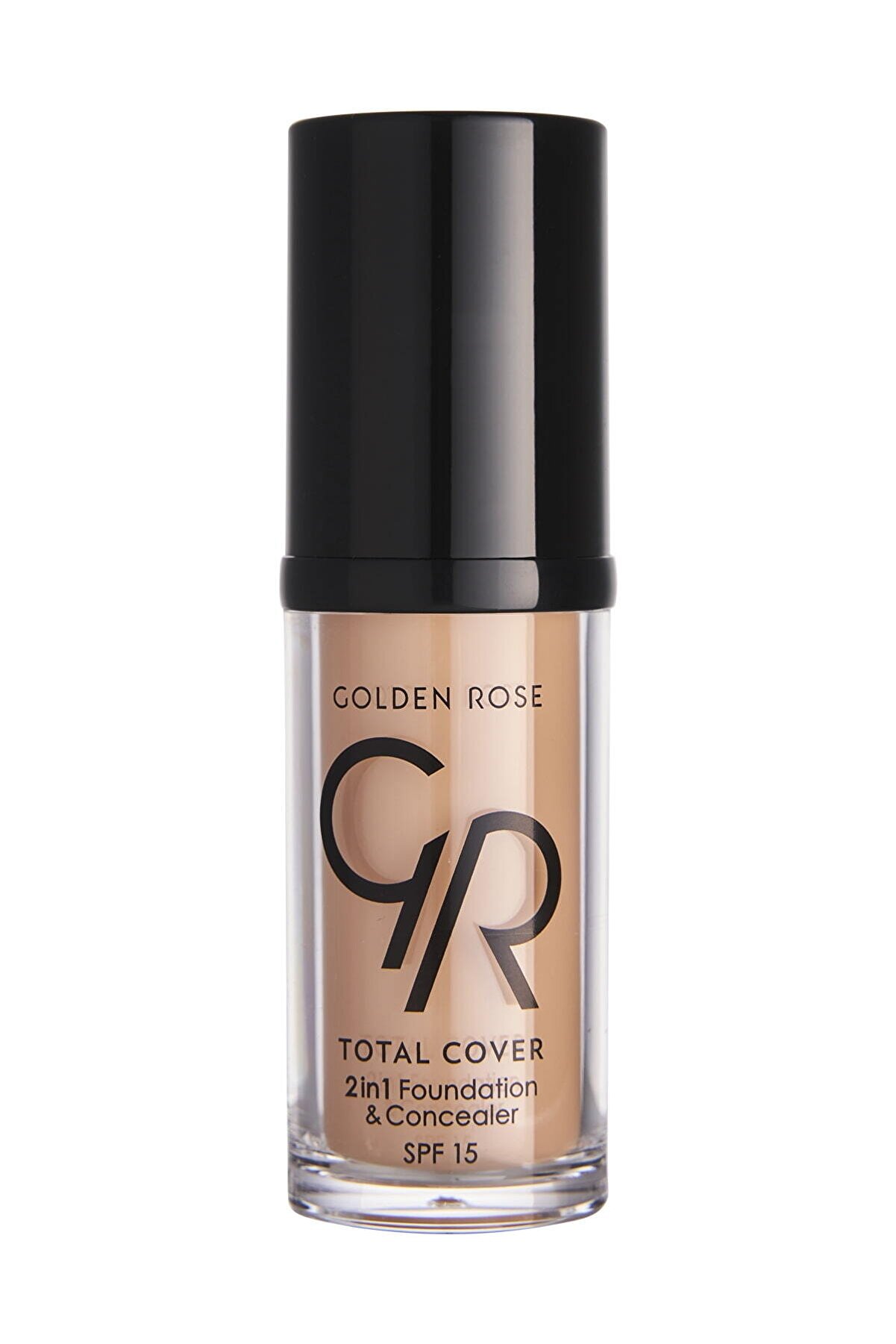 کرم پودر  مدل Total Cover  با حجم 30 میلی لیتر و SPF 15 شماره 07 گلدن رز Golden Rose