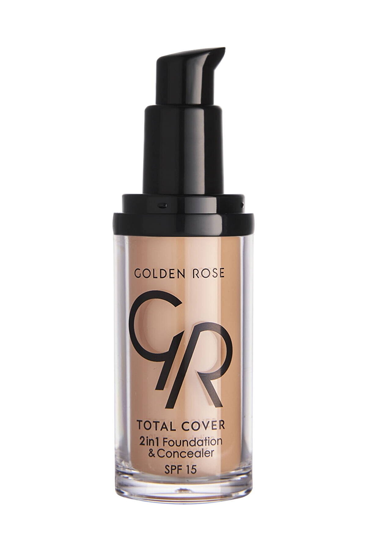 کرم پودر  مدل Total Cover  با حجم 30 میلی لیتر و SPF 15 شماره 07 گلدن رز Golden Rose