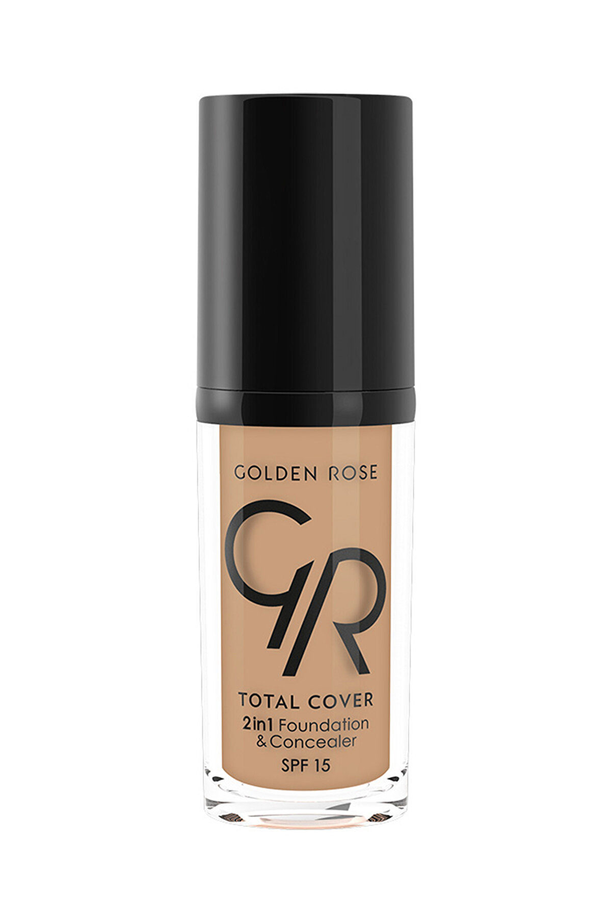 کرم پودر  مدل Total Cover  با حجم 30 میلی لیتر و SPF 15 شماره 18 گلدن رز Golden Rose