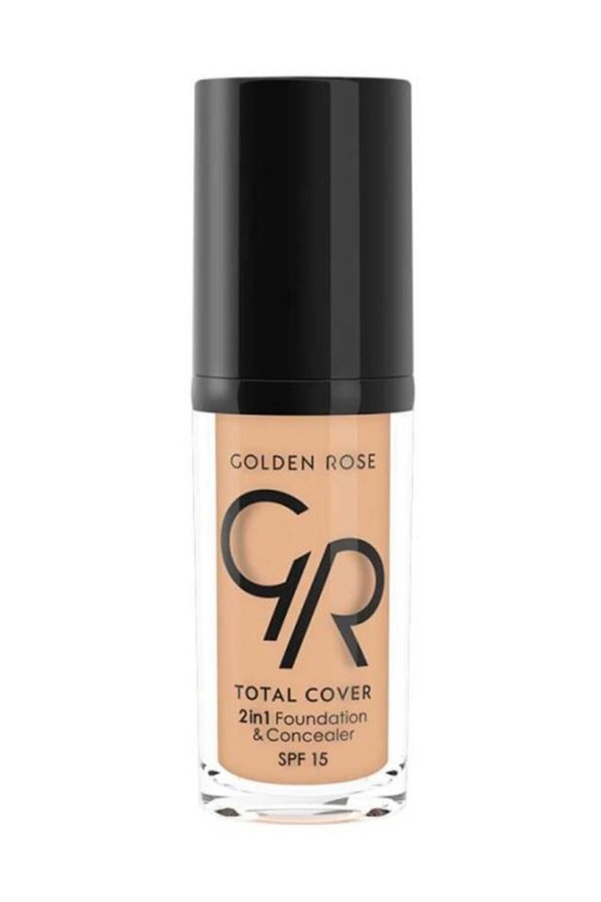 کرم پودر  مدل Total Cover  با حجم 30 میلی لیتر و SPF 15 شماره 12 گلدن رز Golden Rose