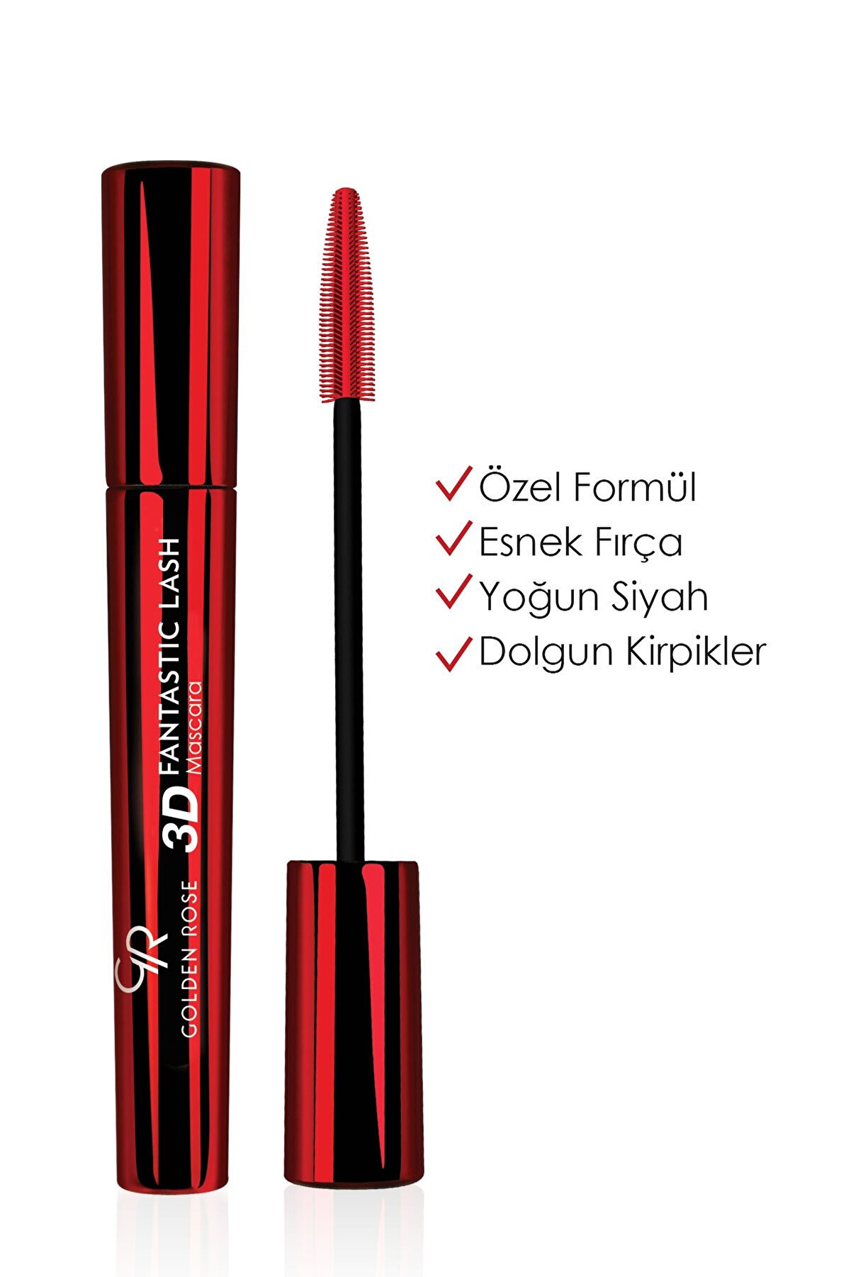 ریمل حجم دهنده 3d Fantastic Lash مشکی گلدن رز Golden Rose