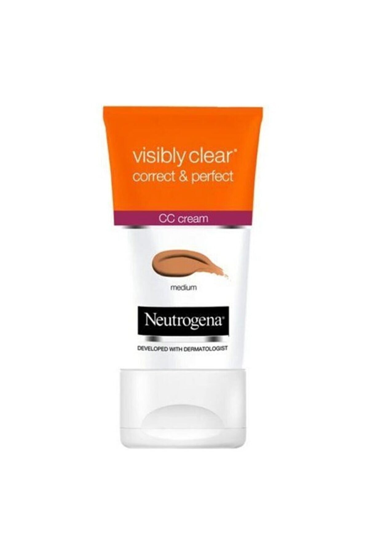 سی سی کرم ۵۰ میلی لیتری دارایSPF رنگ متوسط نوتروژینا Neutrogena