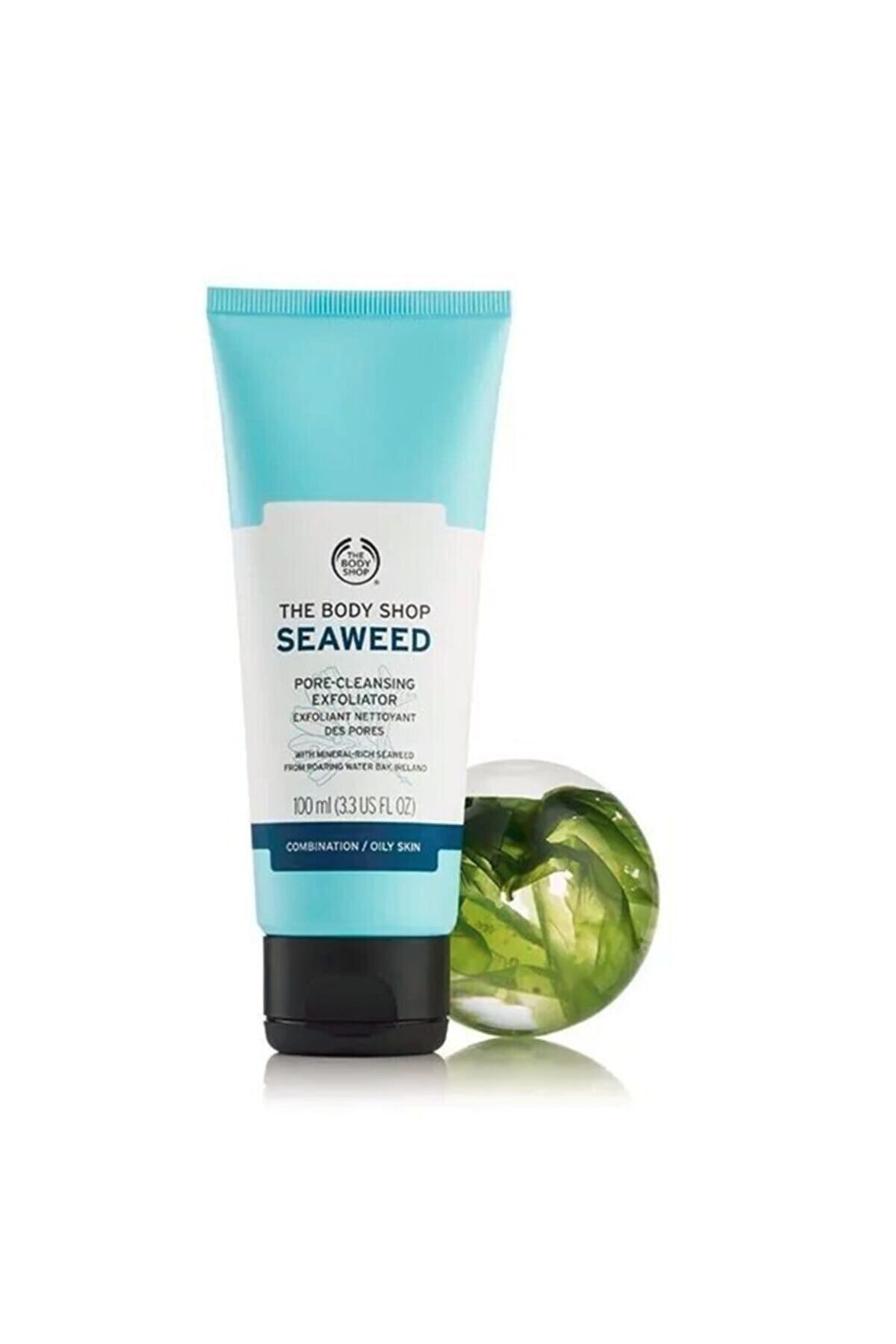 لایه برداری صورت و پاک کننده منافذ جلبک دریایی 100 میلی لیتر بادی شاپ The body shop