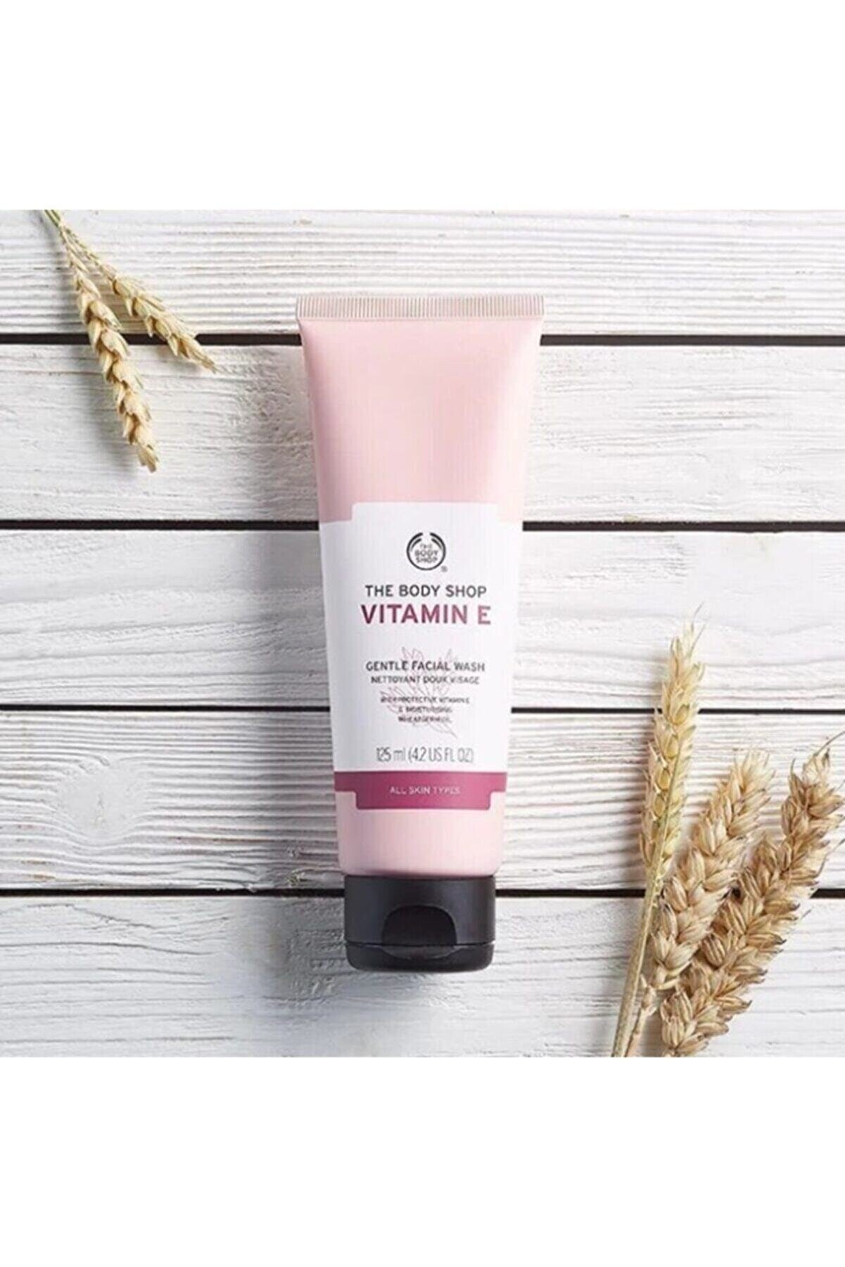 ژل شستشوی ویتامین E صورت 125 میلی لیتر بادی شاپ The body shop