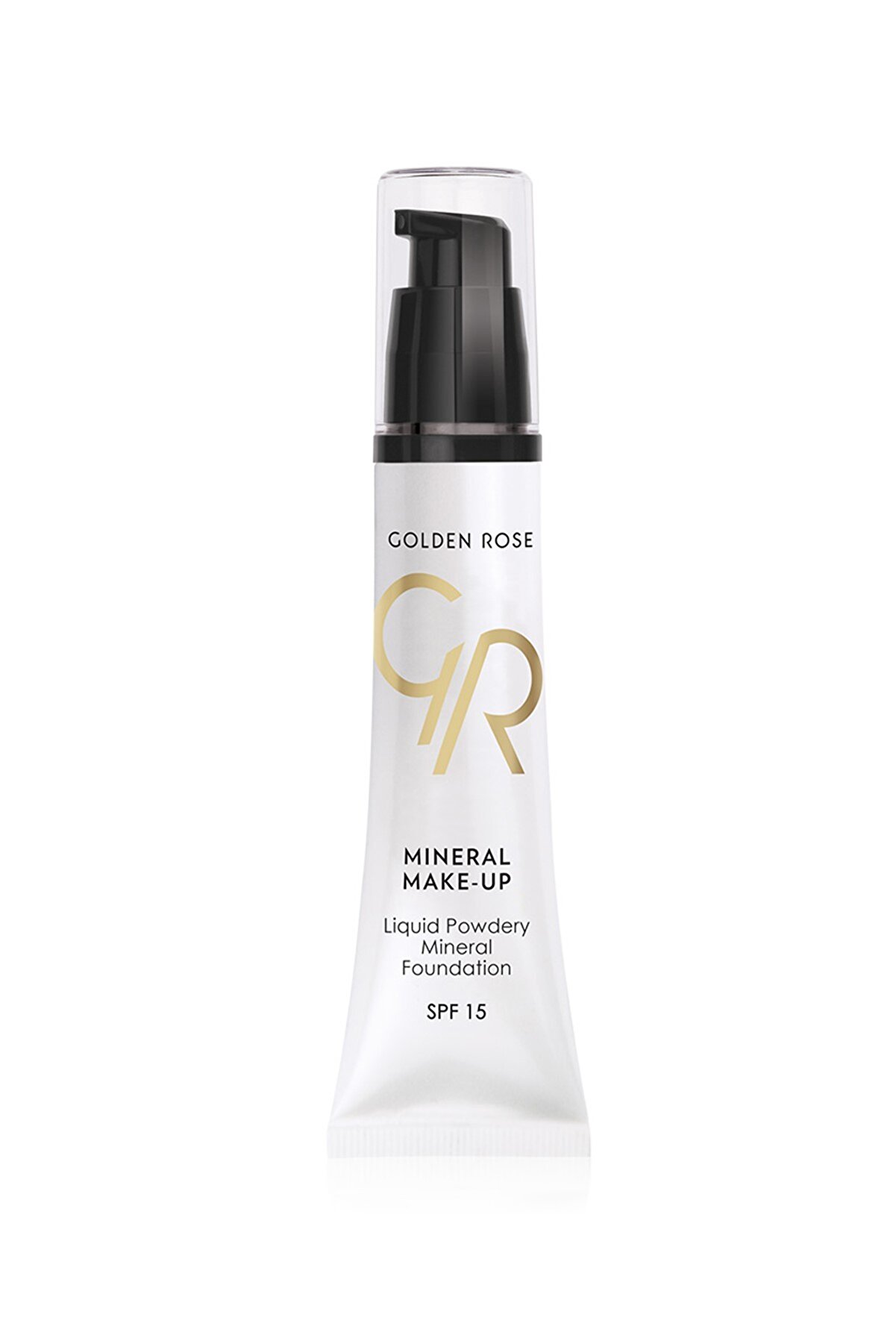 کرم پودر مایع مدل MINERAL شماره 14 با حجم 34 میلی لیتر و SPF 15 گلدن رز Golden Rose