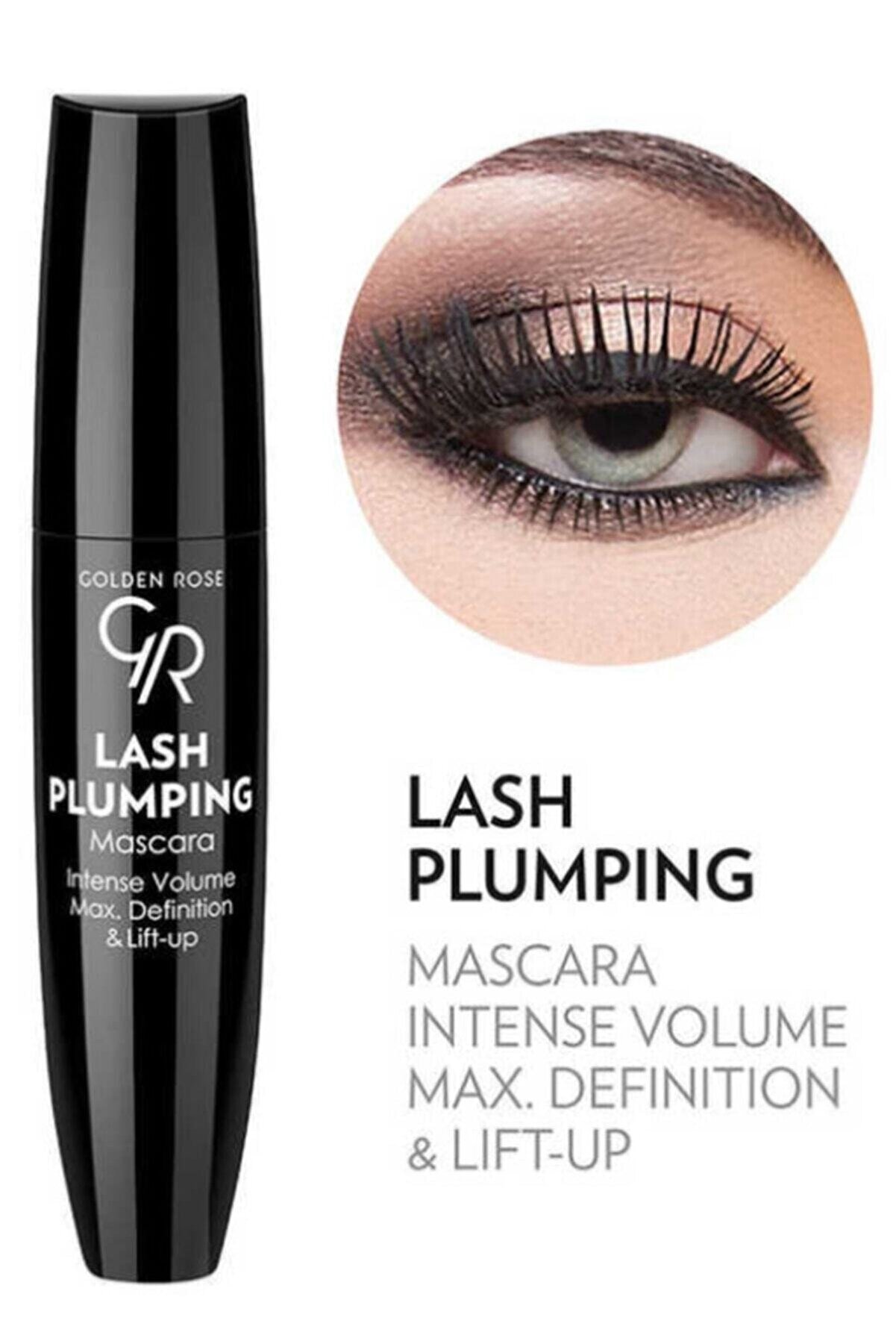 ریمل حجم دهنده و حالت دهنده مژه lash Plumping مشکی گلدن رز Golden Rose