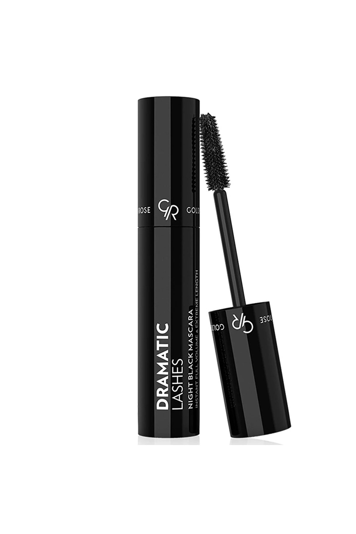 ریمل ضد آب حجم دهنده Dramatic Lashes Night Black مشکی گلدن رز Golden Rose