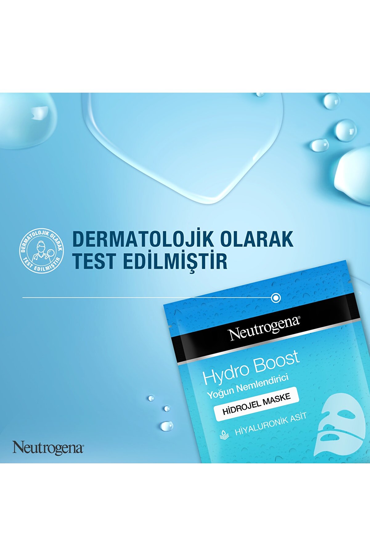 ماسک صورت ورقه ای هیدروژل هیدرو بوست 30 میلی لیتر نوتروژینا Neutrogena