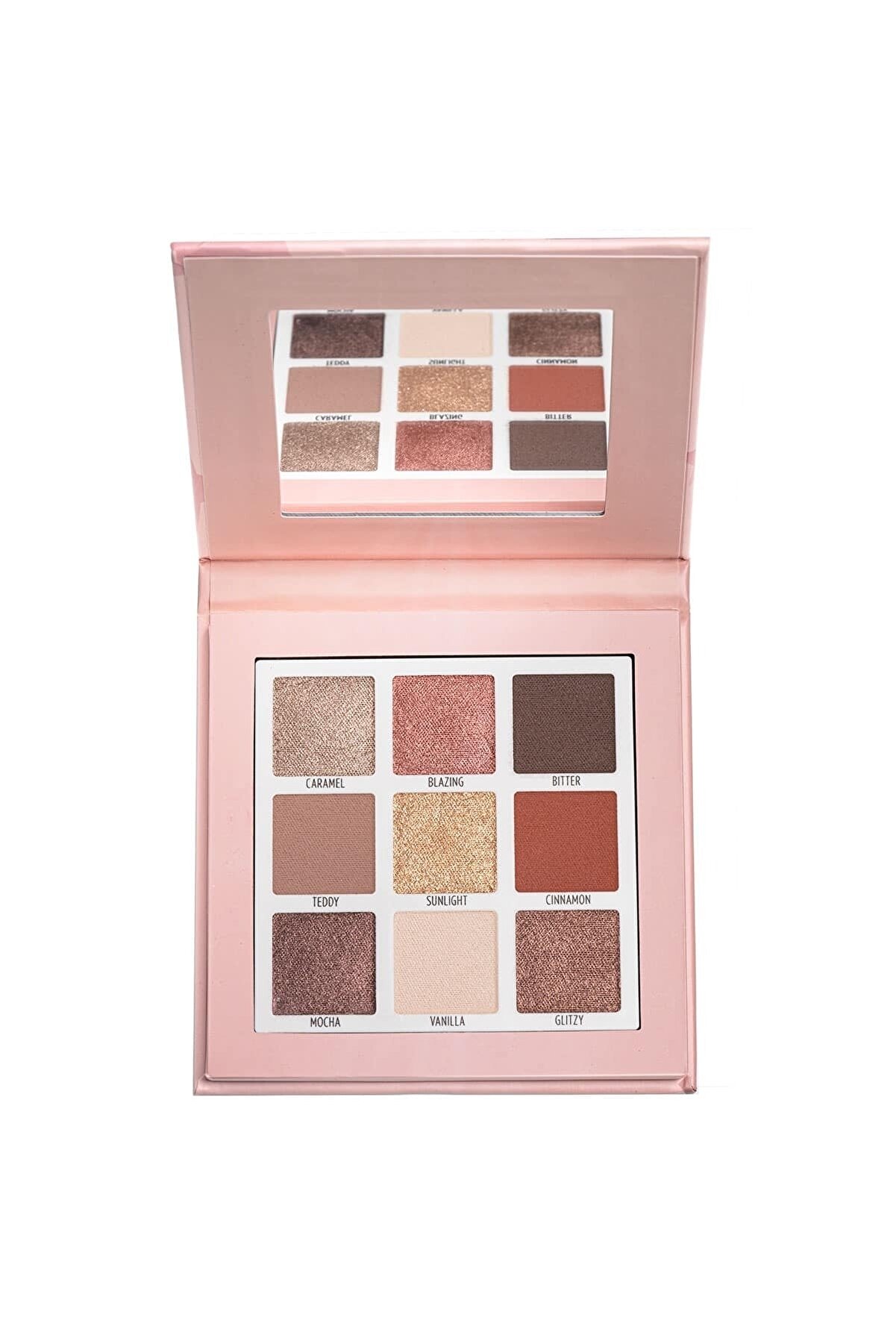 پالت سایه چشم مدل Miss Beauty رنگبندی Nude Addict گلدن رز Golden Rose