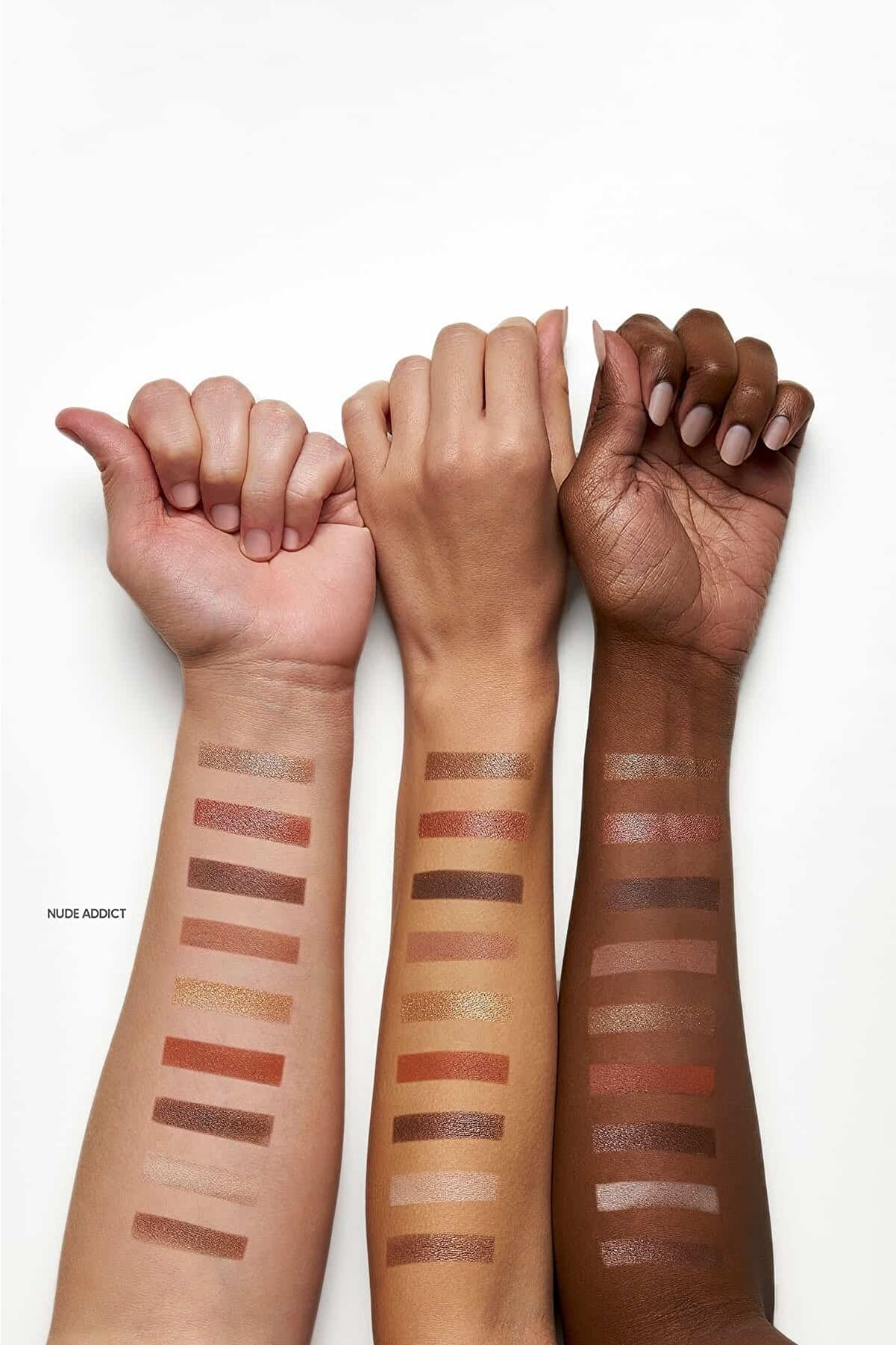 پالت سایه چشم مدل Miss Beauty رنگبندی Nude Addict گلدن رز Golden Rose