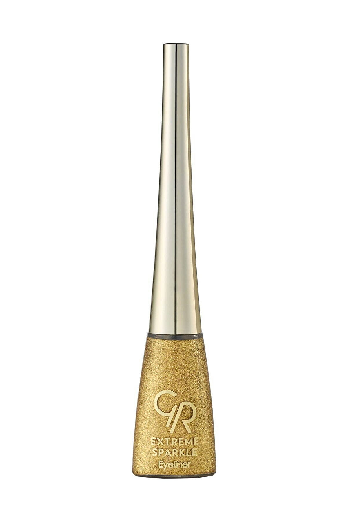 خط چشم مایع مدل Extreme Sparkle رنگ طلایی گلدن رز Golden Rose