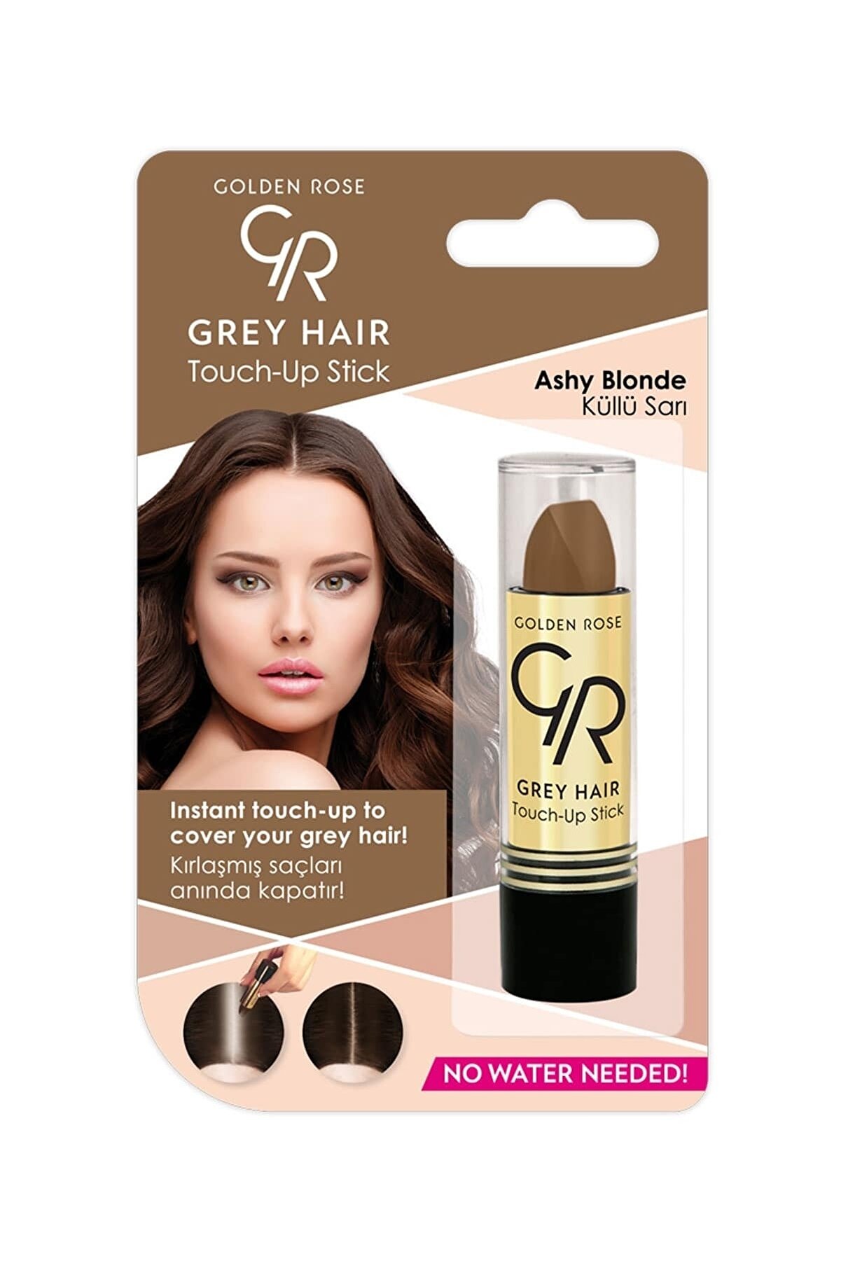 استیک پوشاننده موهای سفید رنگ بلوند خاکستری گلدن رز Golden Rose