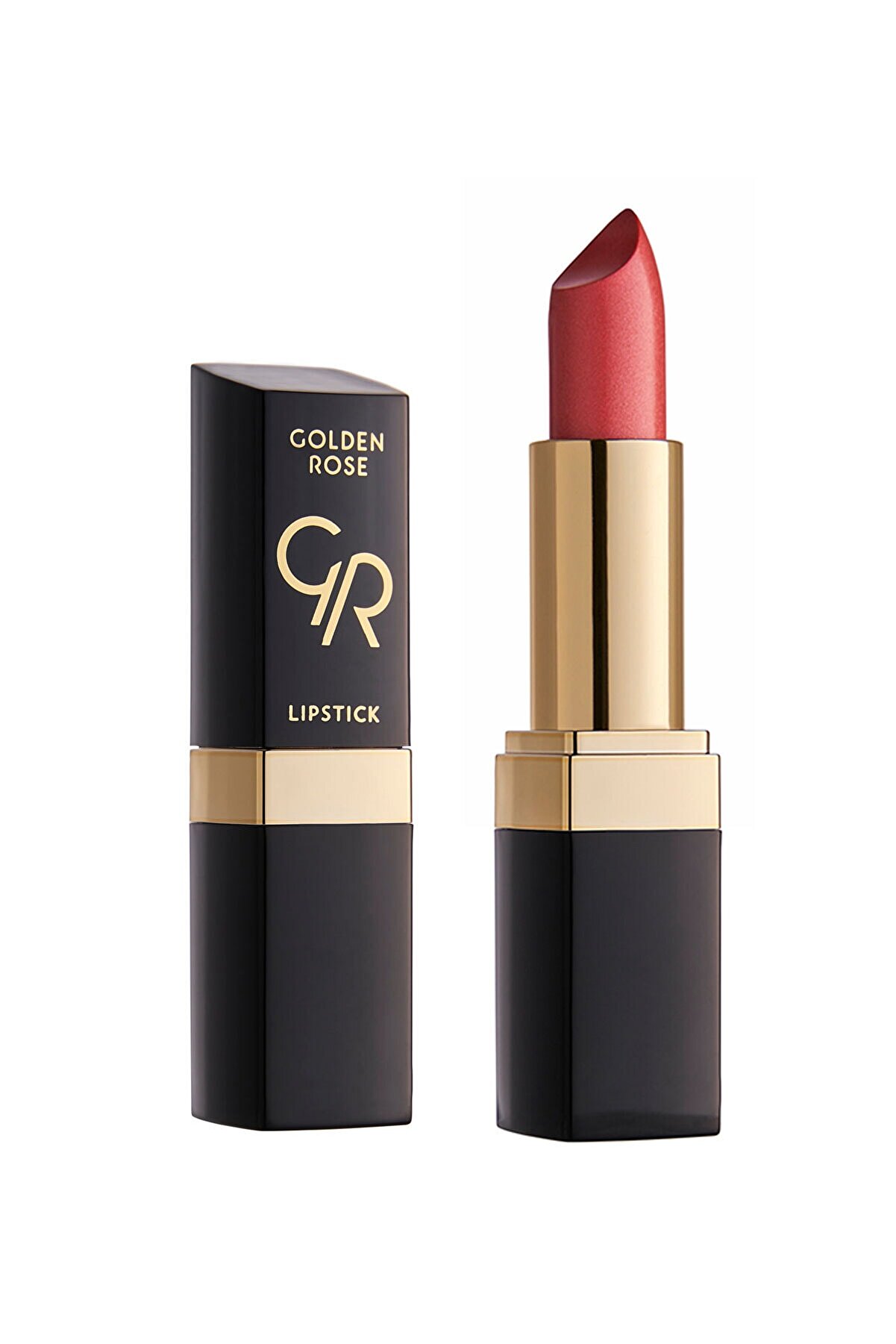 رژلب جامد مدل Lipstick رنگ صورتی شماره 90 گلدن رز Golden Rose
