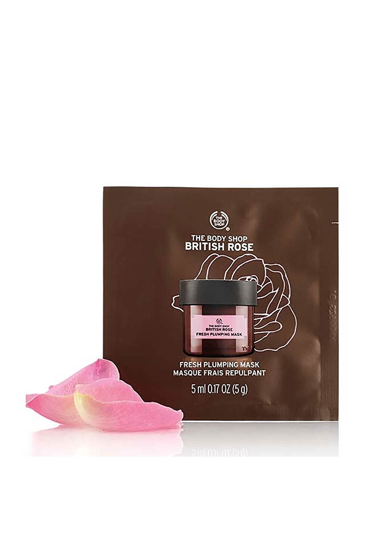ماسک مغذی و مرطوب کننده رز بریتانیایی 75 میلی لیتر بادی شاپ The body shop