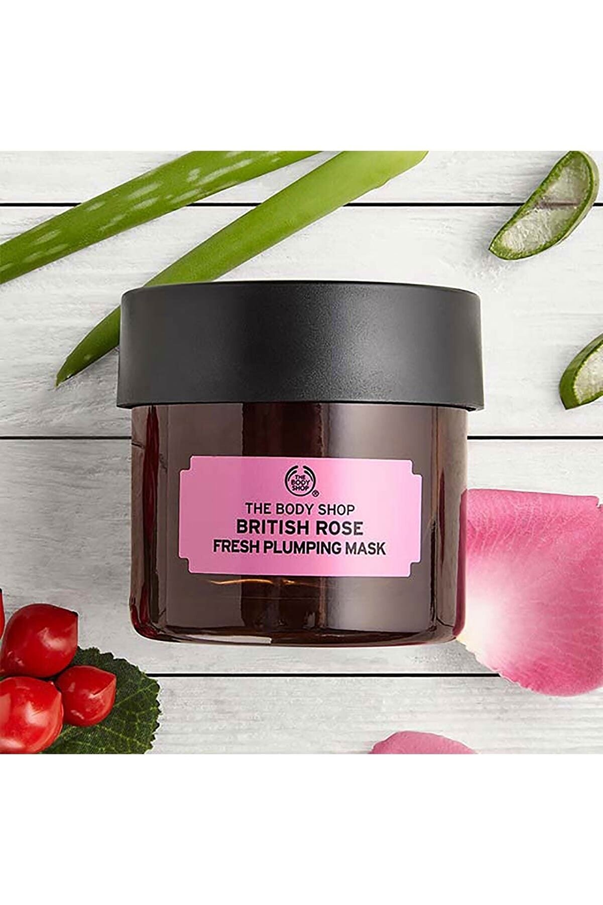 ماسک مغذی و مرطوب کننده رز بریتانیایی 75 میلی لیتر بادی شاپ The body shop