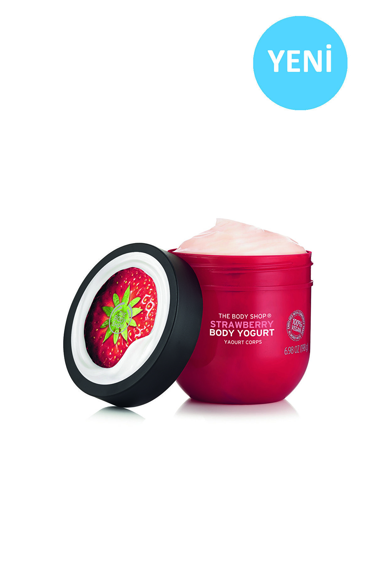 ماست بدن توت فرنگی 200 میلی لیتر بادی شاپ The body shop