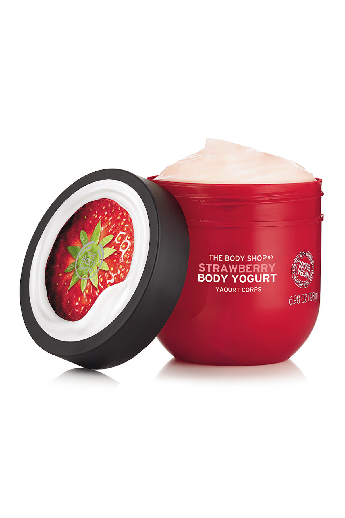 ماست بدن توت فرنگی 200 میلی لیتر بادی شاپ The body shop