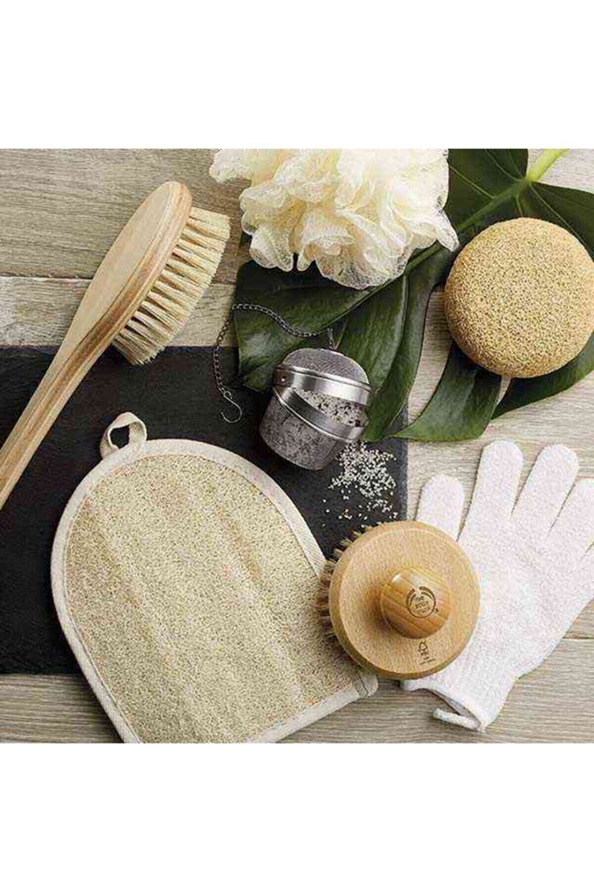 دستکش حمام سبز سبز بادی شاپ The body shop