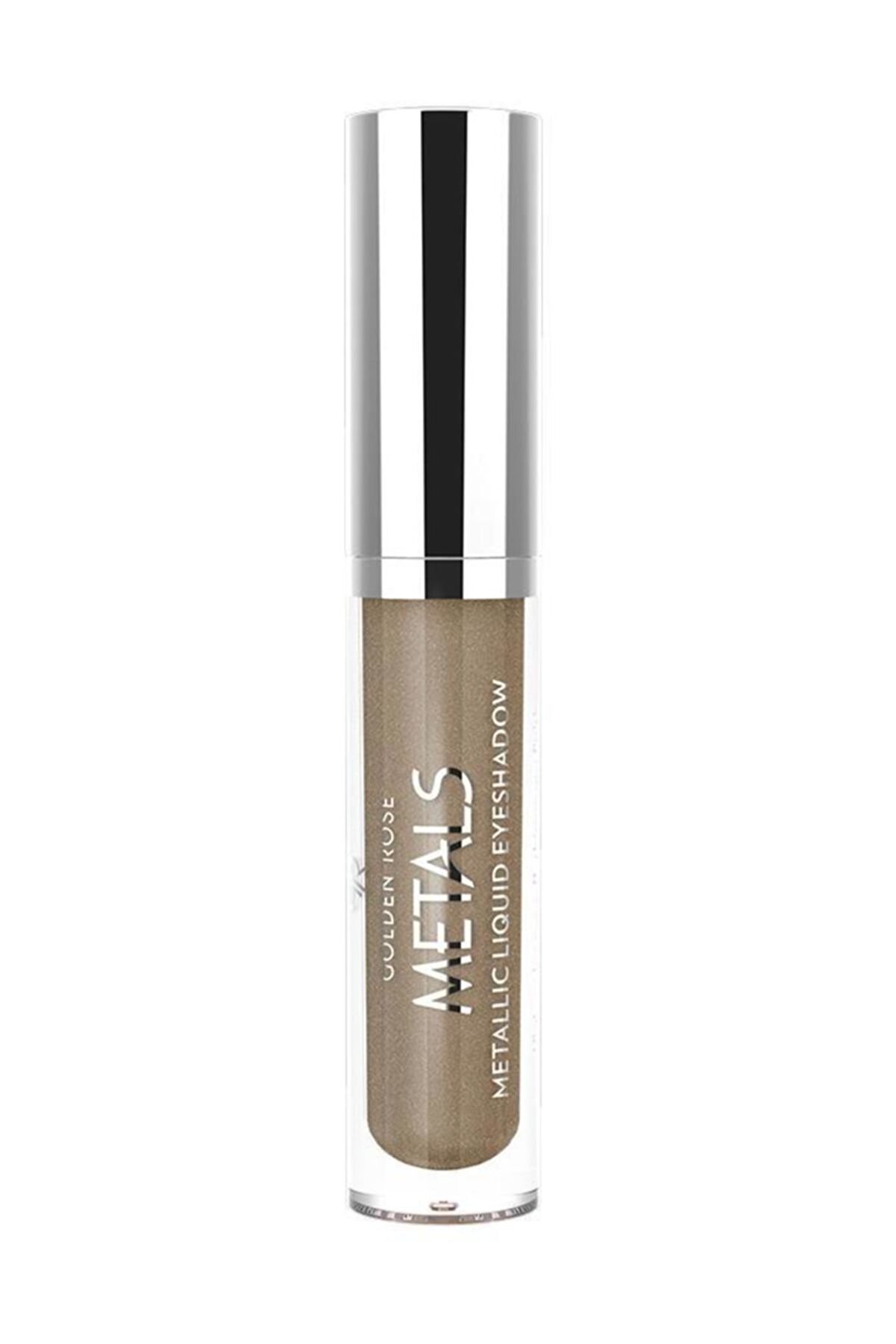 سایه مایع متالیک شماره 107  Metals Metallic Liquid Eyeshadow گلدن رز Golden Rose