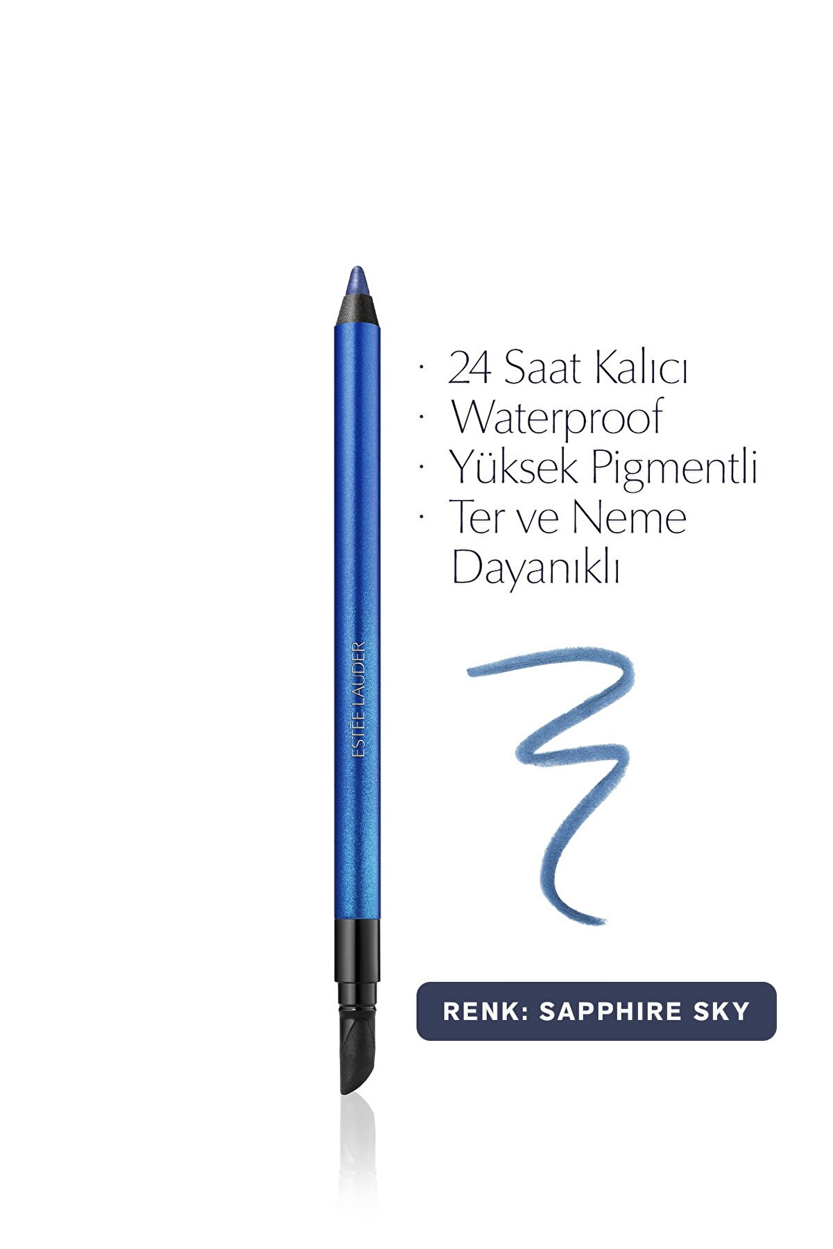 خط چشم ژل ضدآب دائمی 24 ساعته شماره 06 آبی استی لادر Estee Lauder