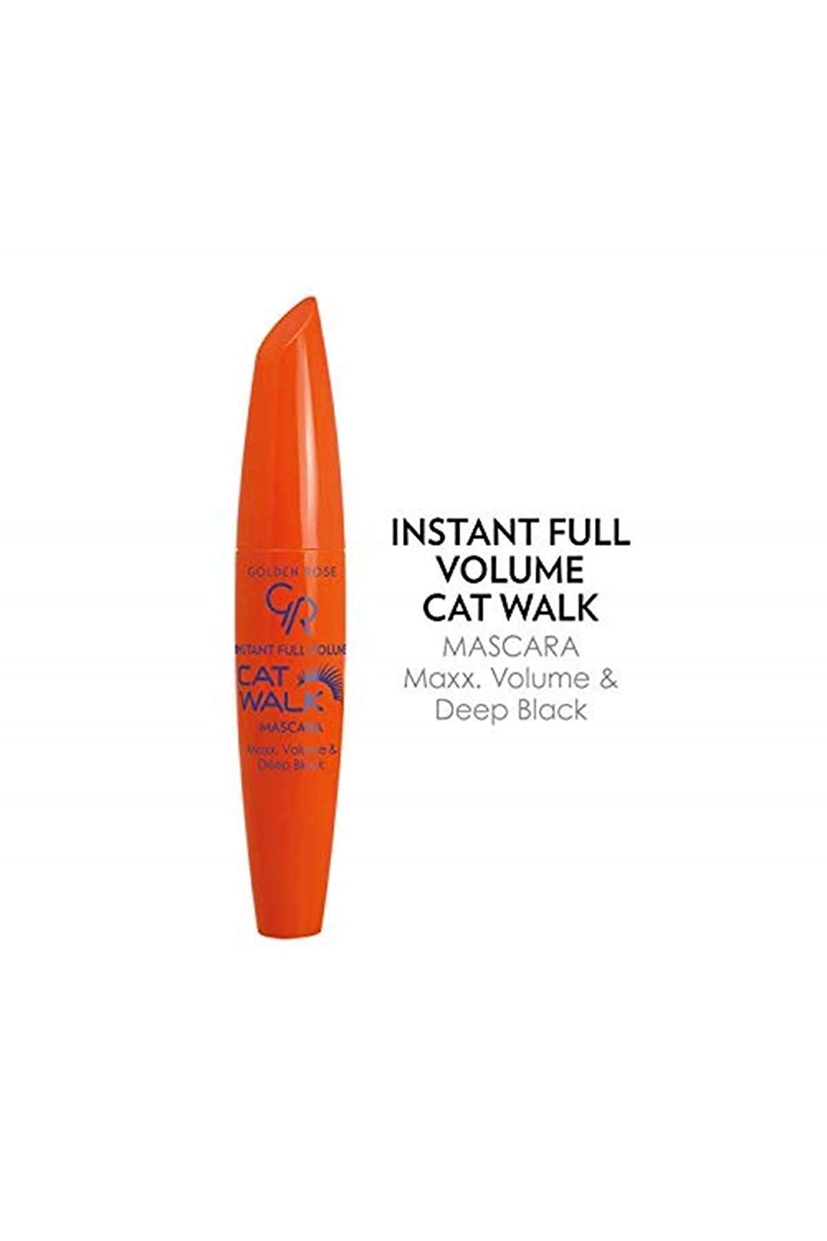 ریمل ضد آب حجم دهنده و بلند کننده Cat Walk مشکی گلدن رز Golden Rose