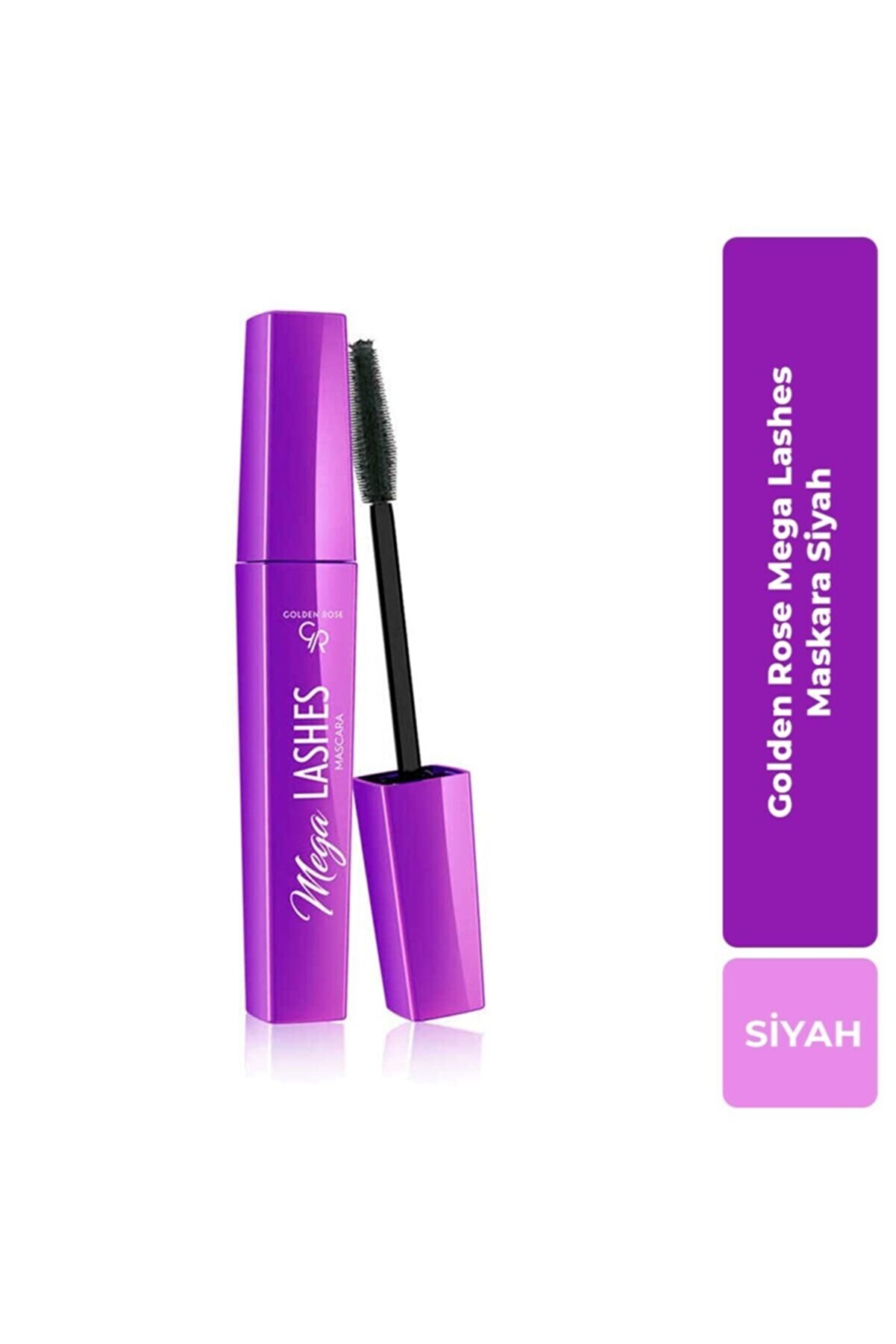 ریمل حجم دهنده مژه Mega Lashes مشکی گلدن رز Golden Rose