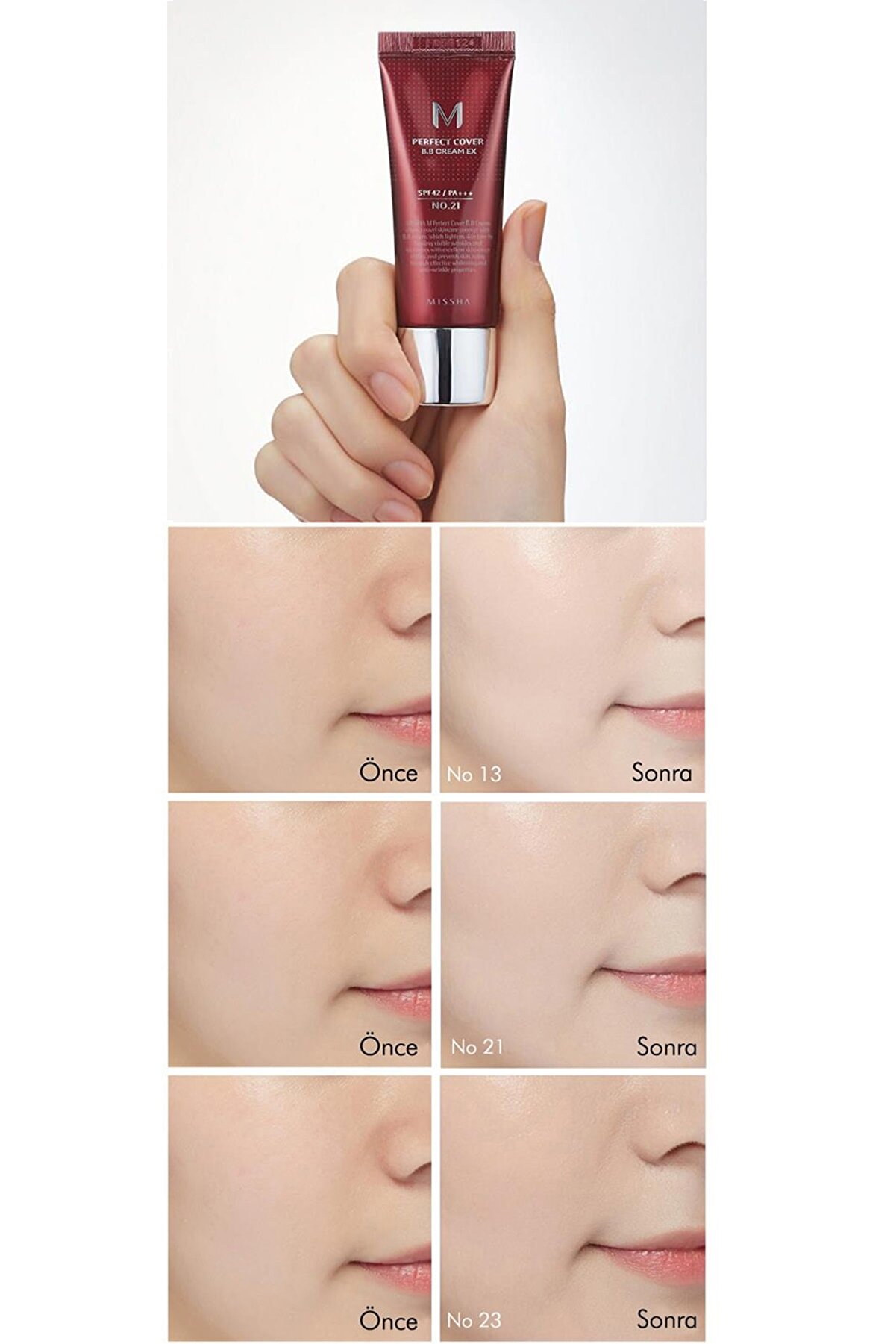 کرم بی بی با پوشش قوی SPF42 شماره 23 میشا Missha
