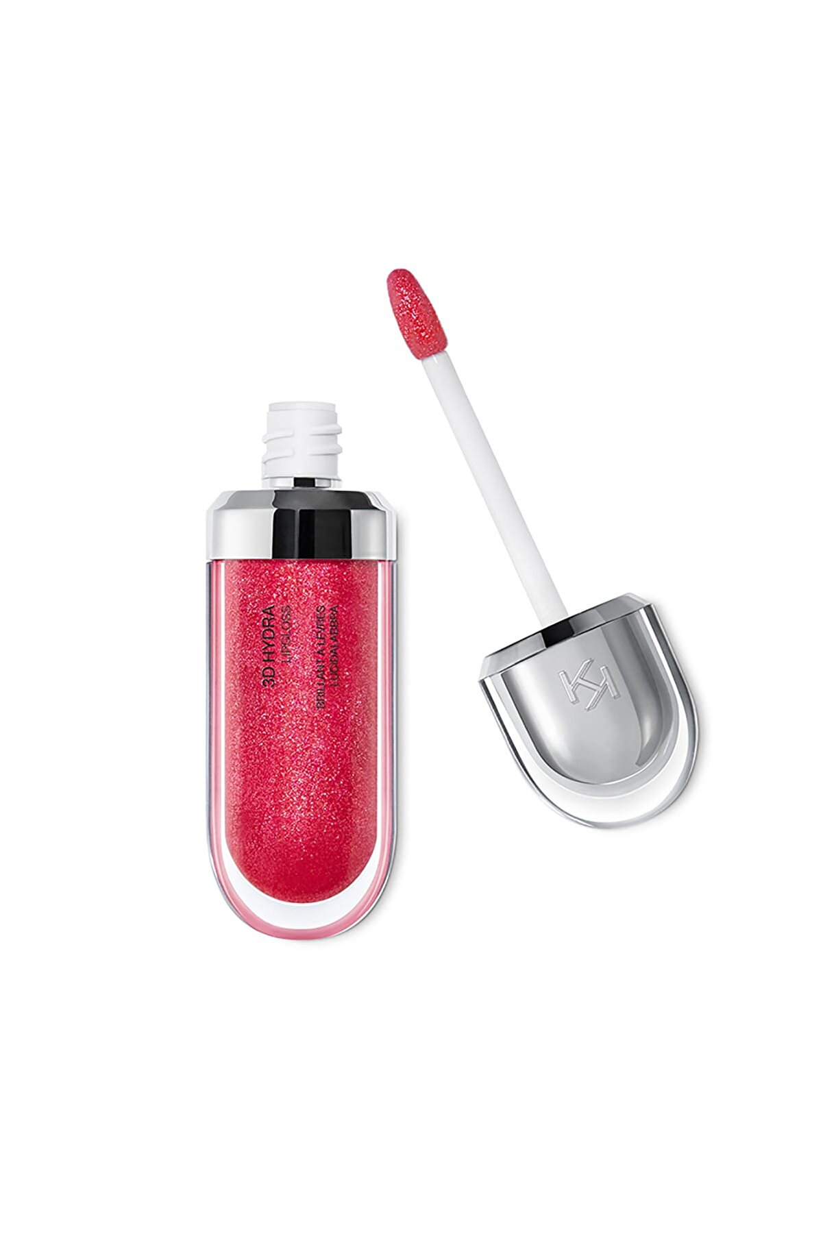 رژ لب مایع براق مدل 3D hydra رنگ توت فرنگی درخشان شماره 10 کیکو KIKO
