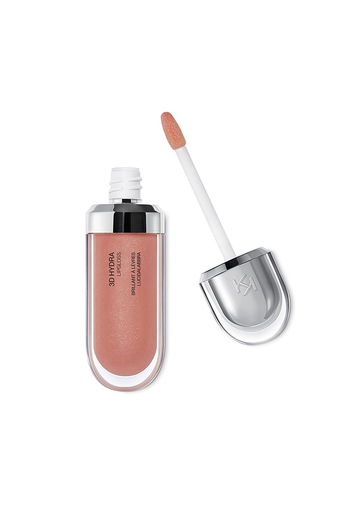 رژ لب مایع براق مدل 3D hydra رنگ فندقی شماره 20 کیکو KIKO