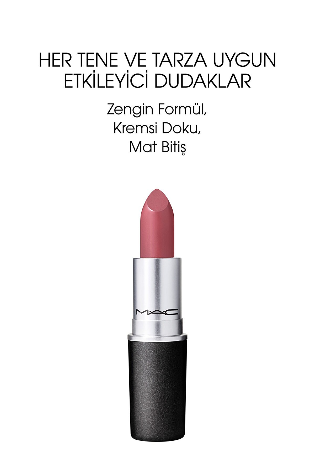 Mac  رژ لب مات مخملی MAC مدل MEHR پیگمنت قوی و جذاب