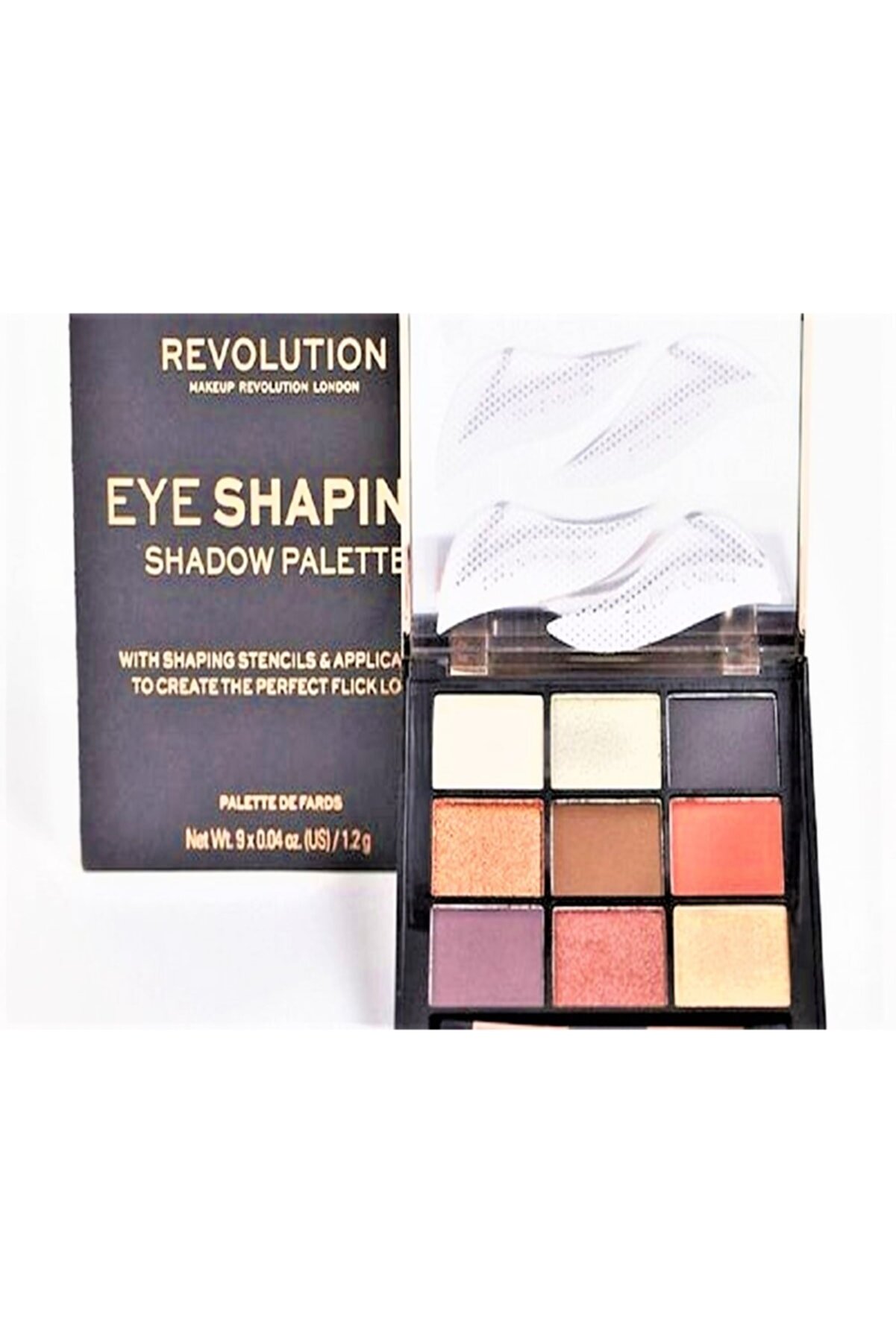 پالت سایه چشم 9 عددی 1.2 گرم Eye Shapping Shadow Palette رولوشن Revolution